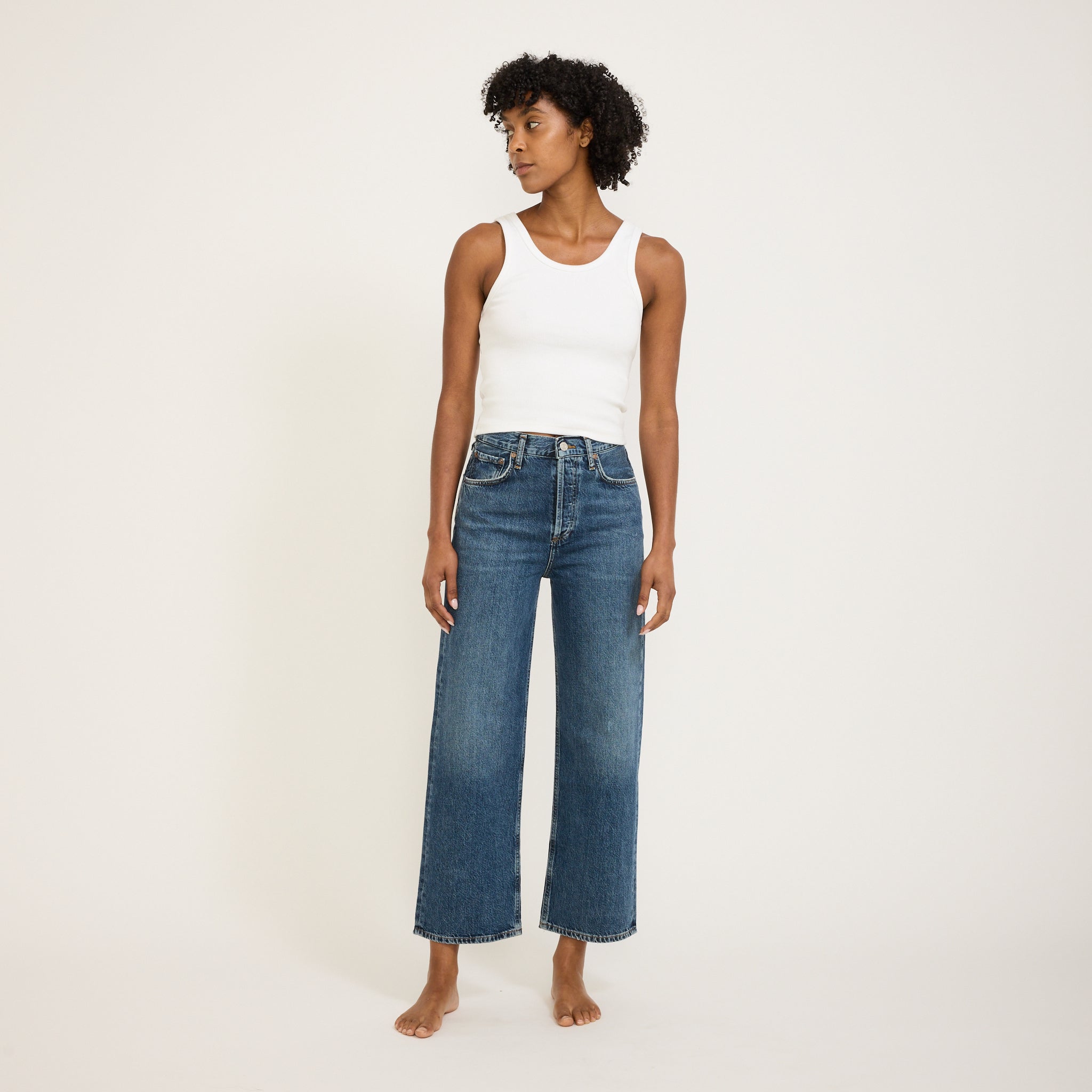 Agolde | Ren High Rise Wide Leg Control | Maplestore