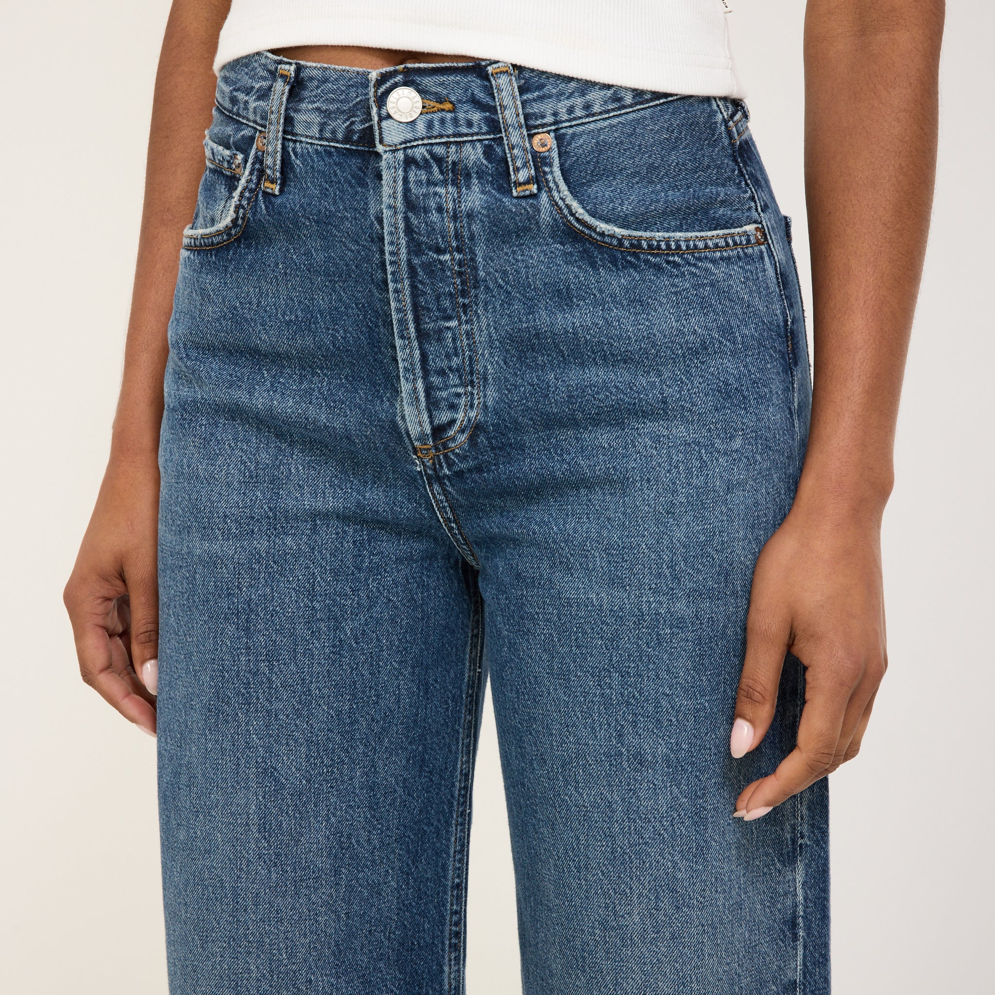 Agolde | Ren High Rise Wide Leg Control | Maplestore