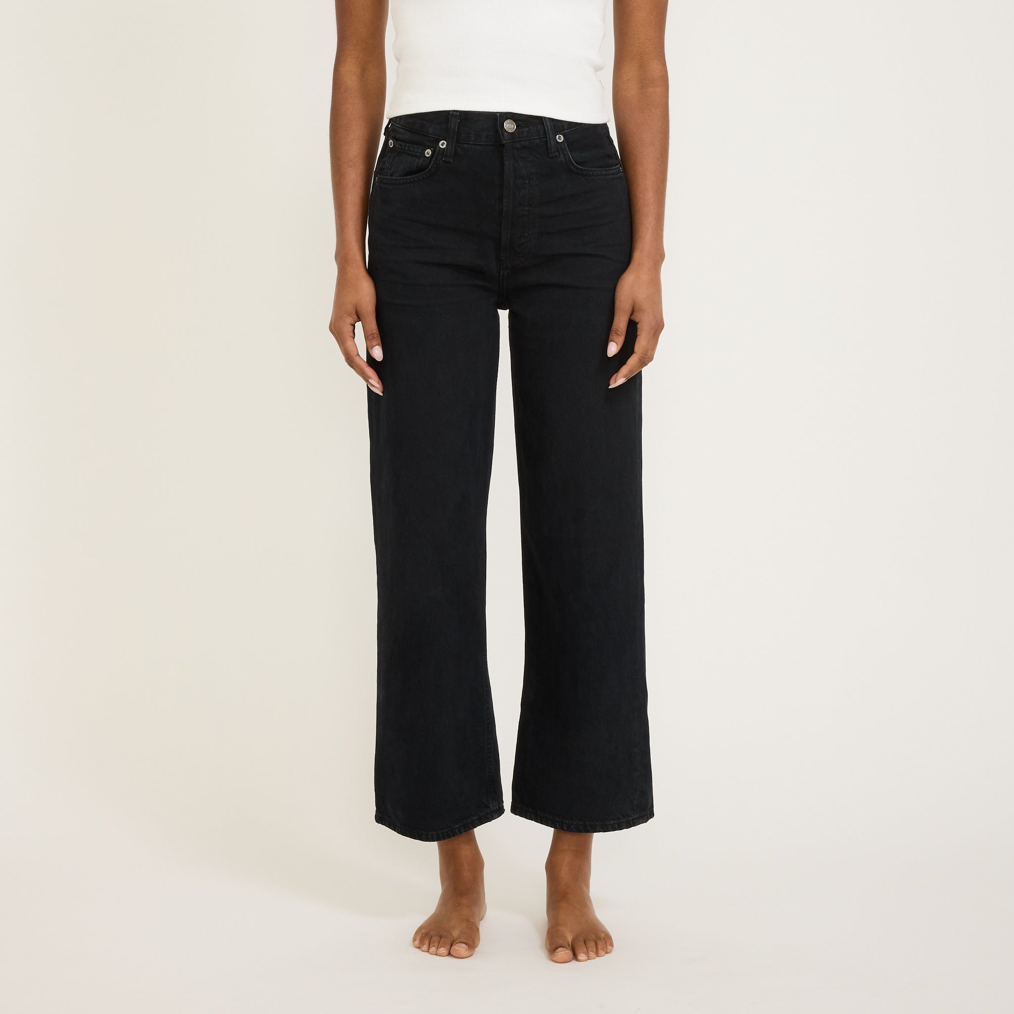 Agolde | Ren High Rise Wide Leg Scowl | Maplestore