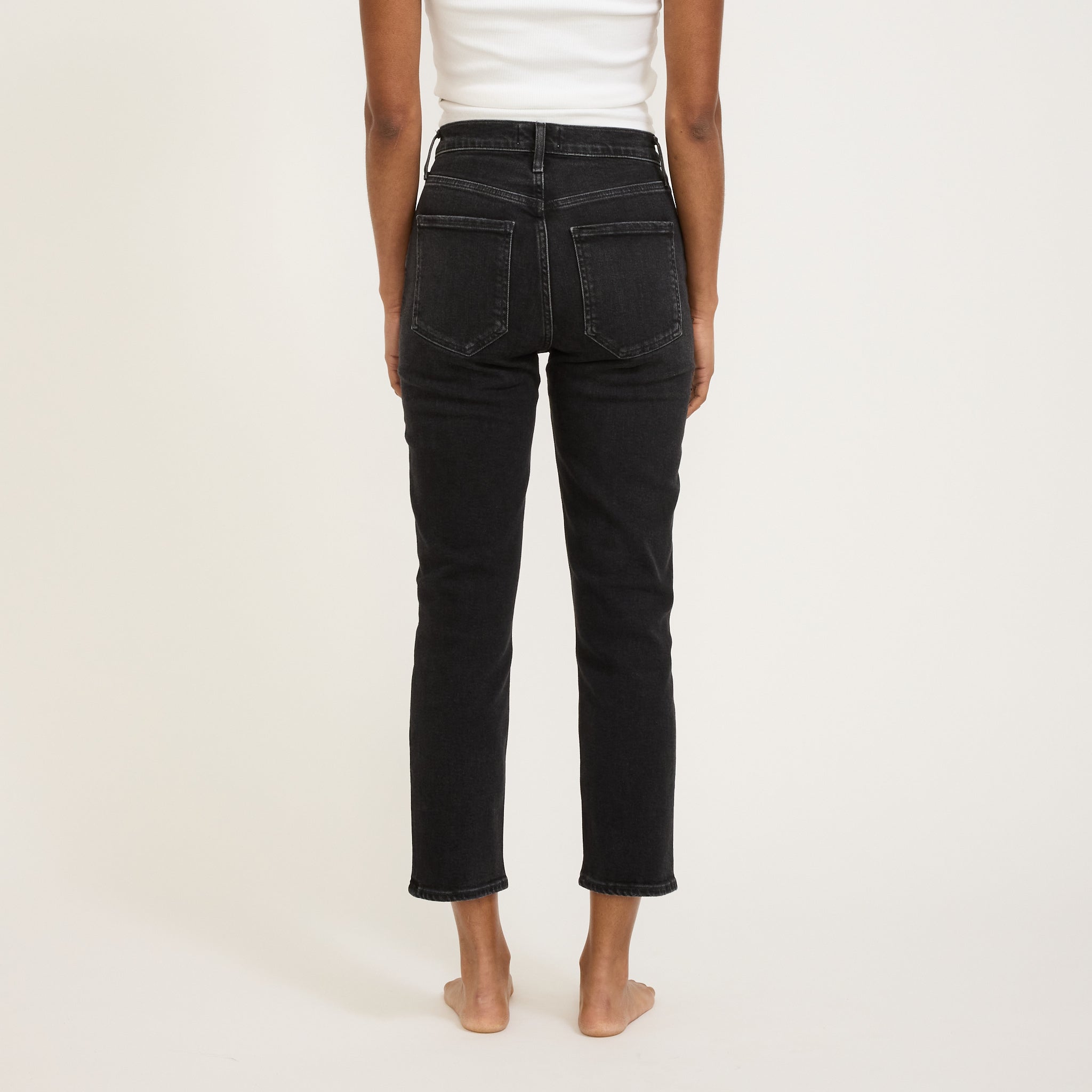 Agolde | Riley Crop High Rise Straight Panoramic | Maplestore