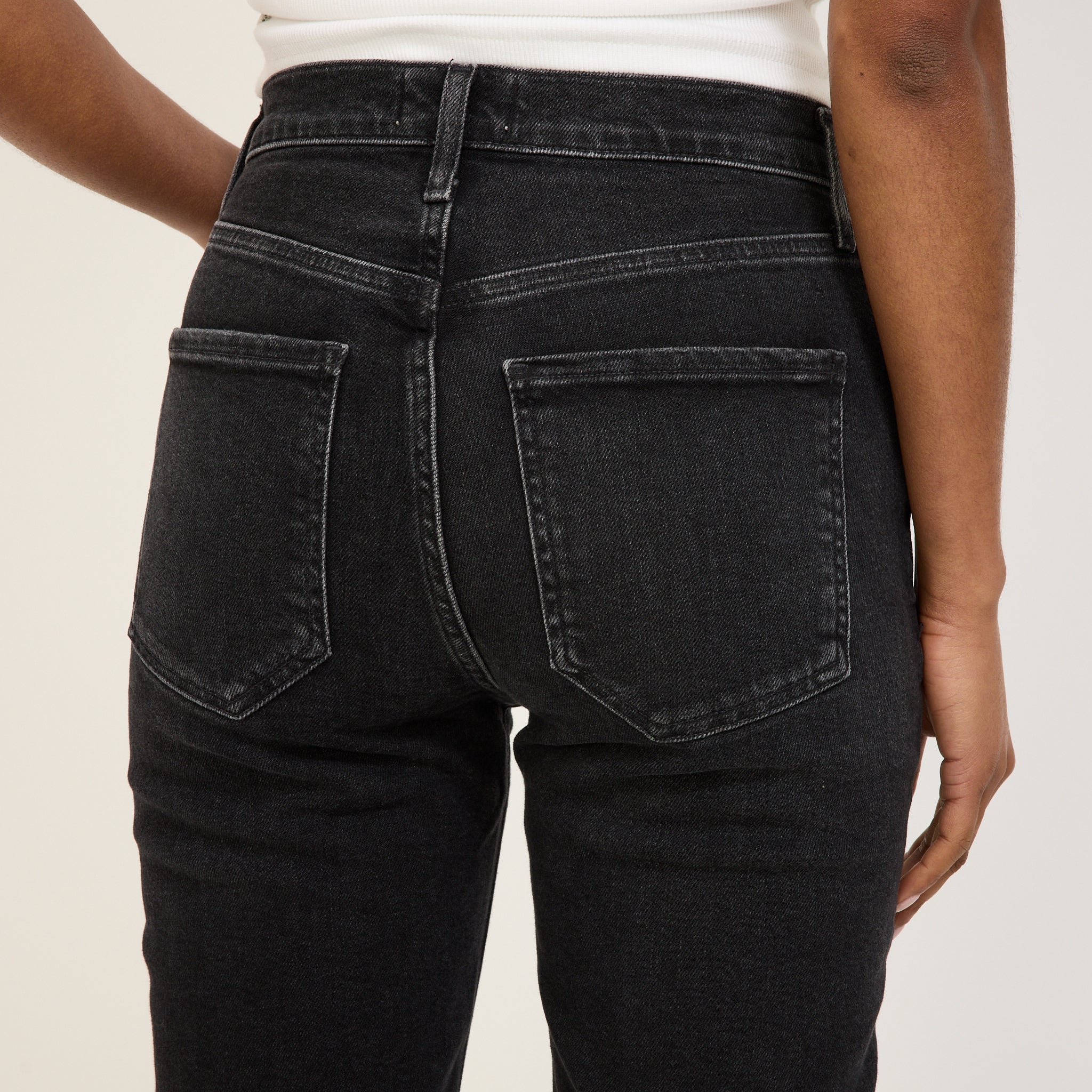 Agolde | Riley Crop High Rise Straight Panoramic | Maplestore
