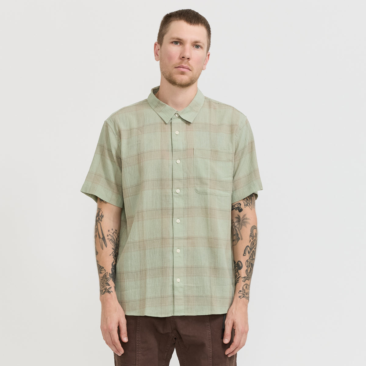 Patagonia | A/C Shirt Harmony: Lichen Green | Maplestore