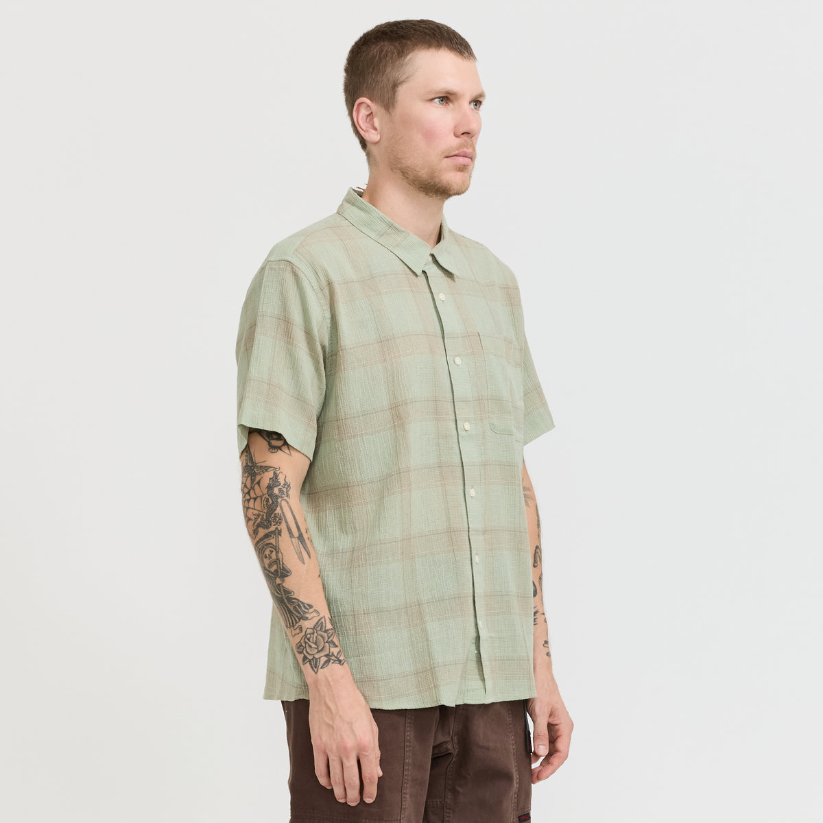 Patagonia | A/C Shirt Harmony: Lichen Green | Maplestore
