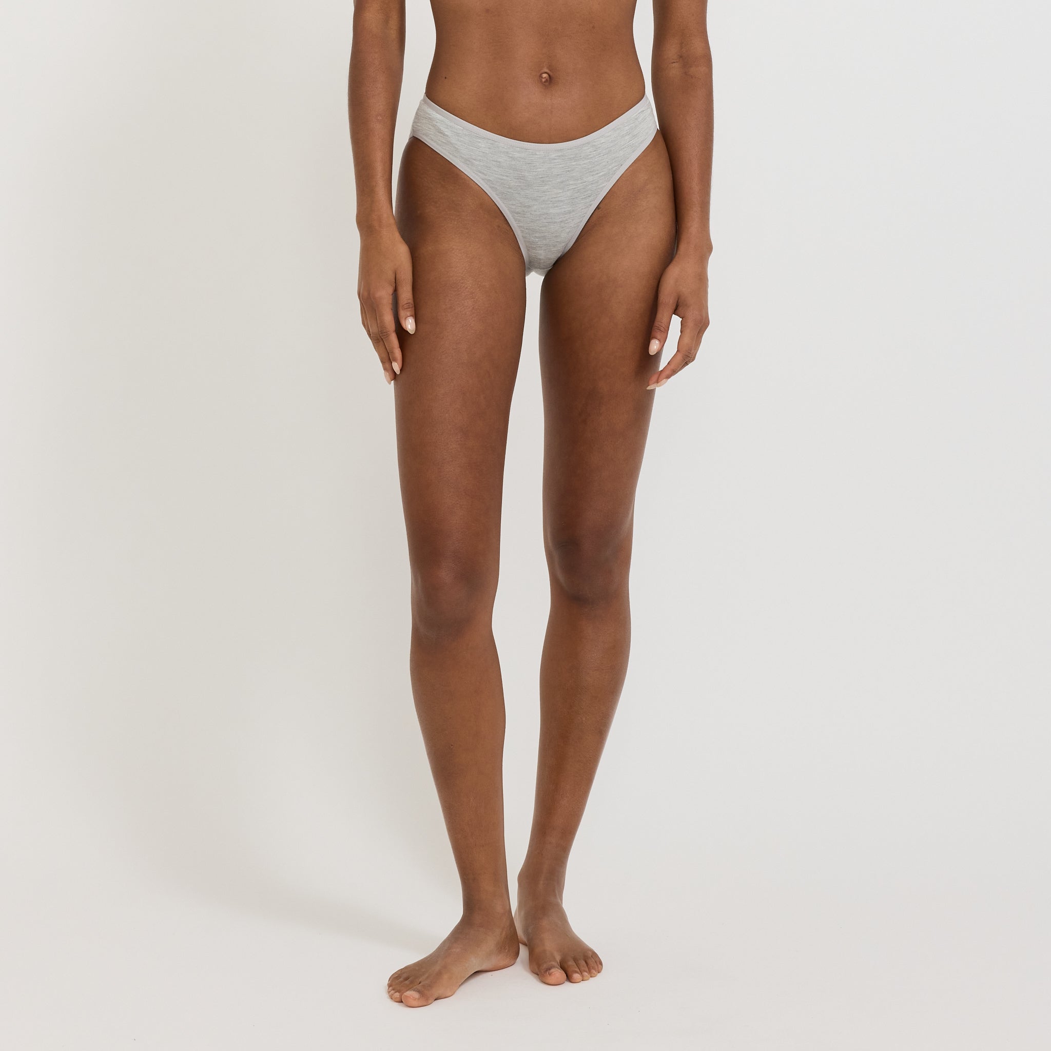 Baserange | Bell Pants Grey Melange | Maplestore