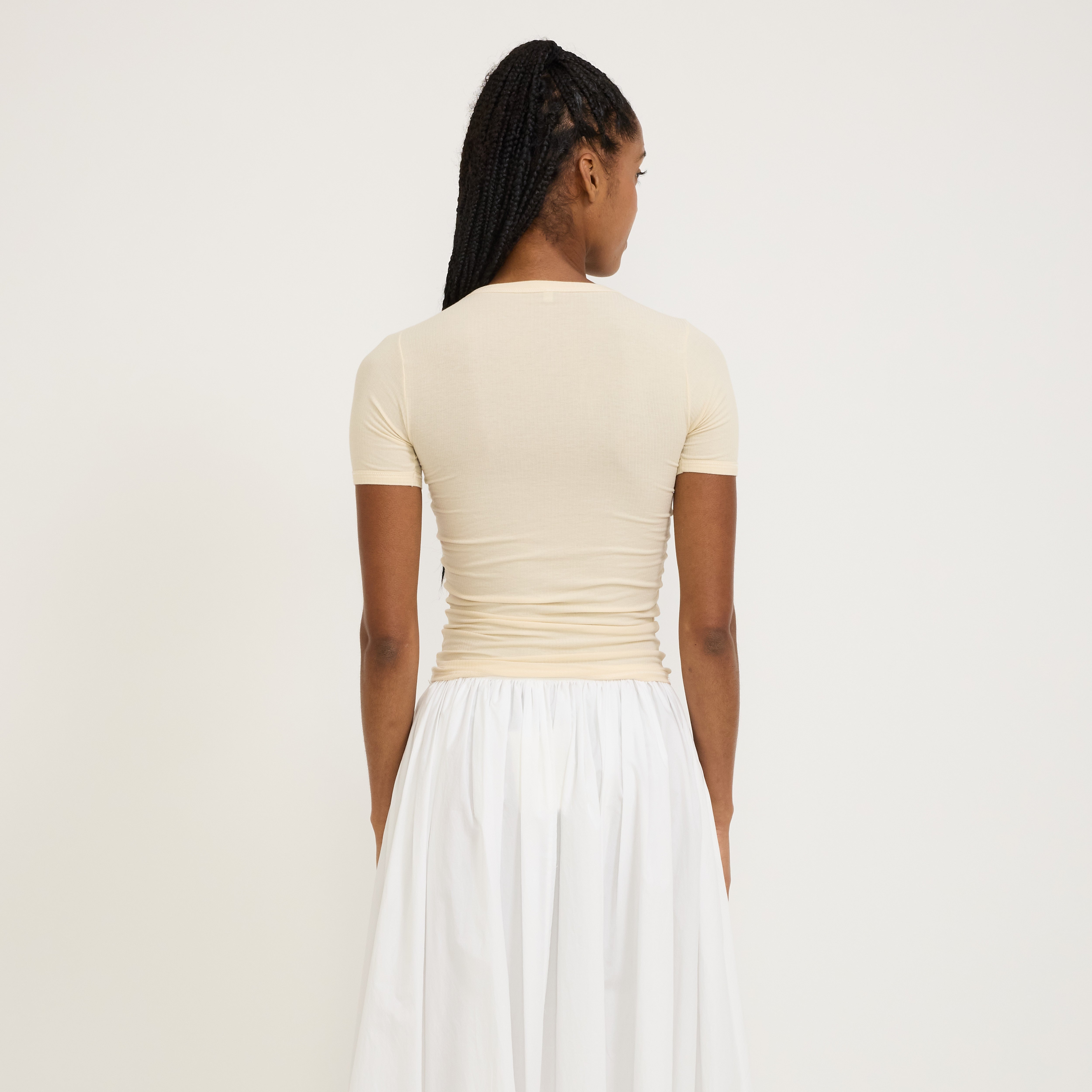 Baserange | Heart Short Sleeve Undyed | Maplestore