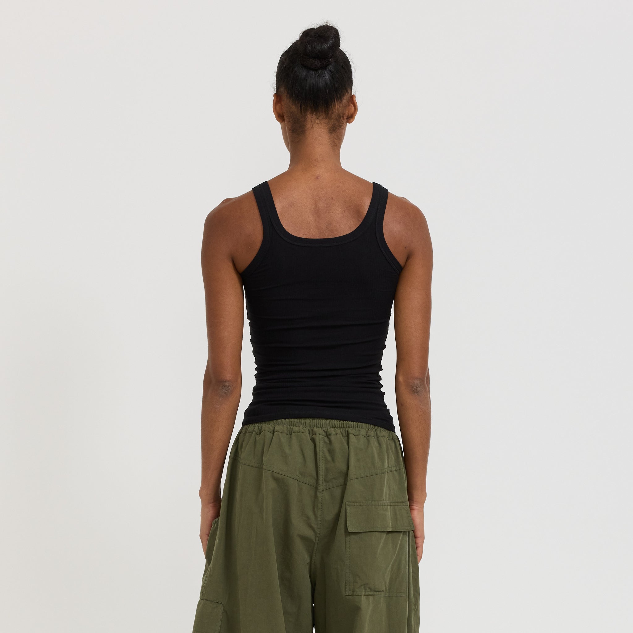 Heart Tank Black - Baserange Womens Top | Maplestore