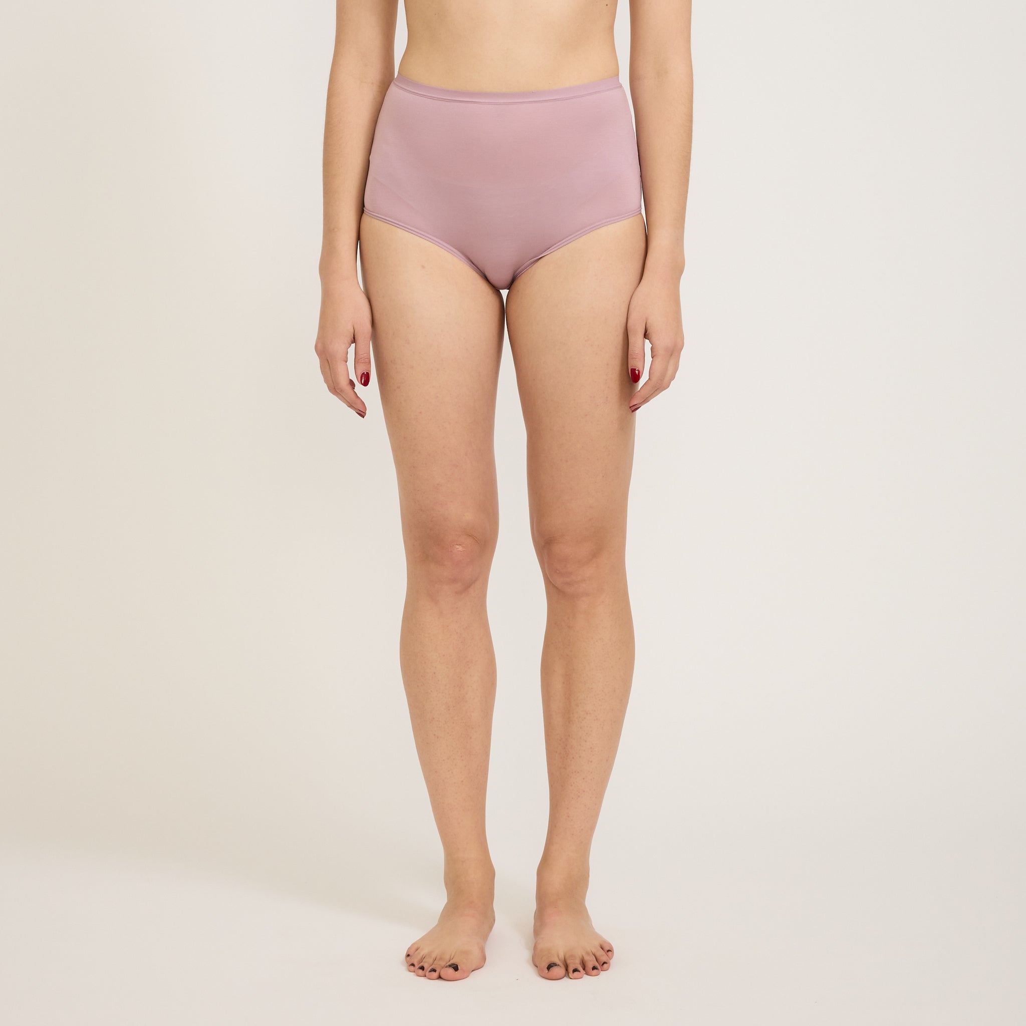 Baserange | High Waist Bell Pants Still Purple | Maplestore