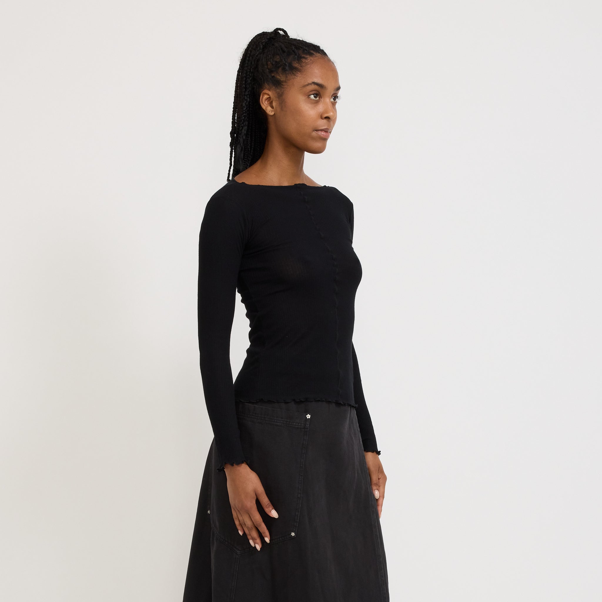 Baserange | Pama Long Sleeve Black | Maplestore