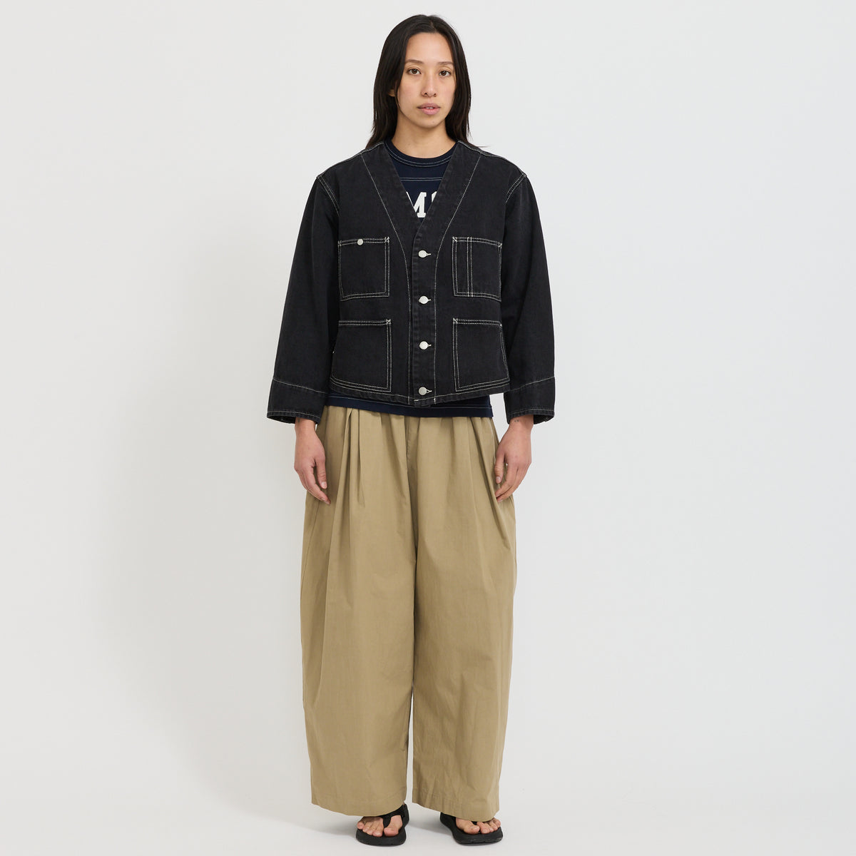 Beams Boy | Denim Engineer Jacket Black | Maplestore