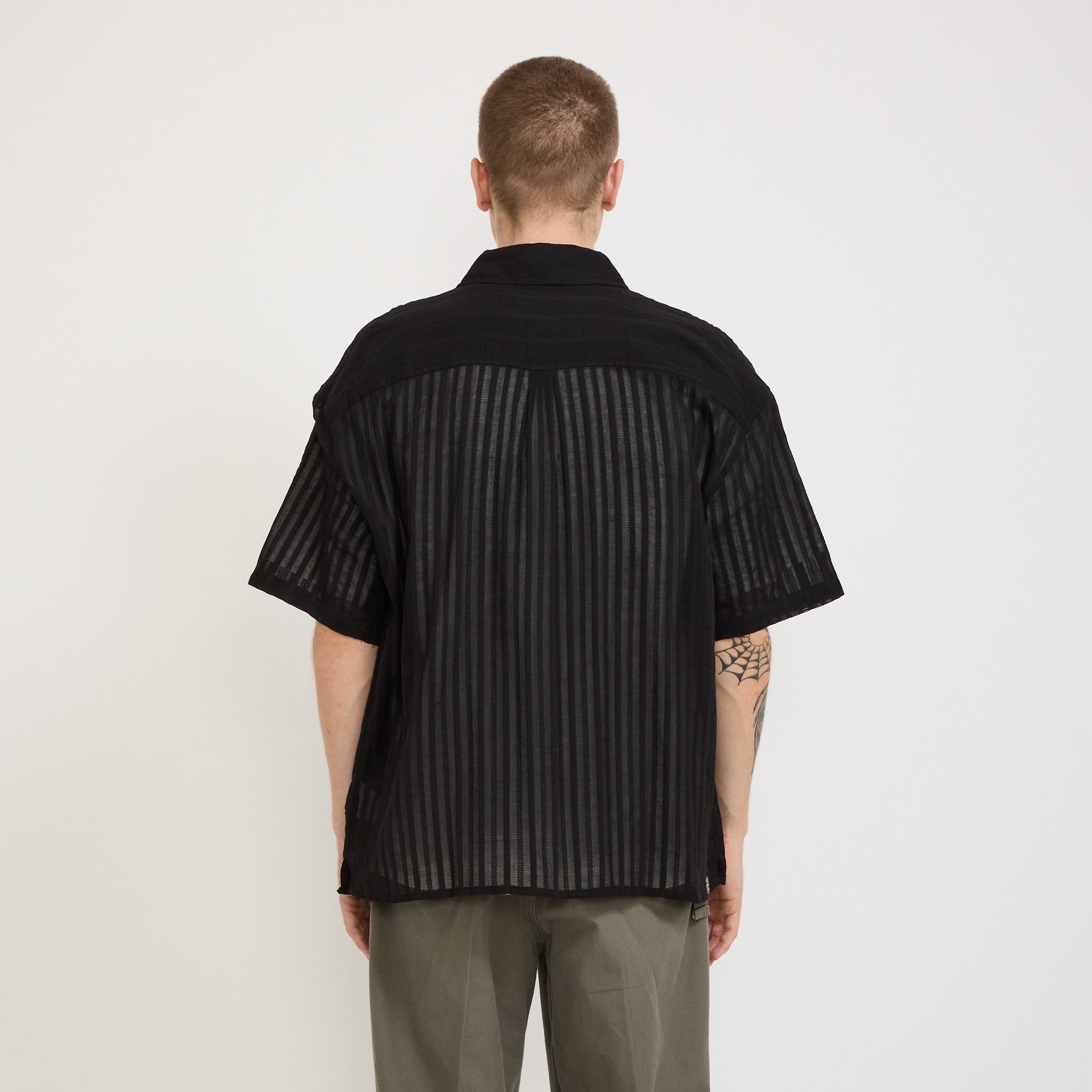 Beach Brains | Boxy SS Shirt Sheer Black | Maplestore