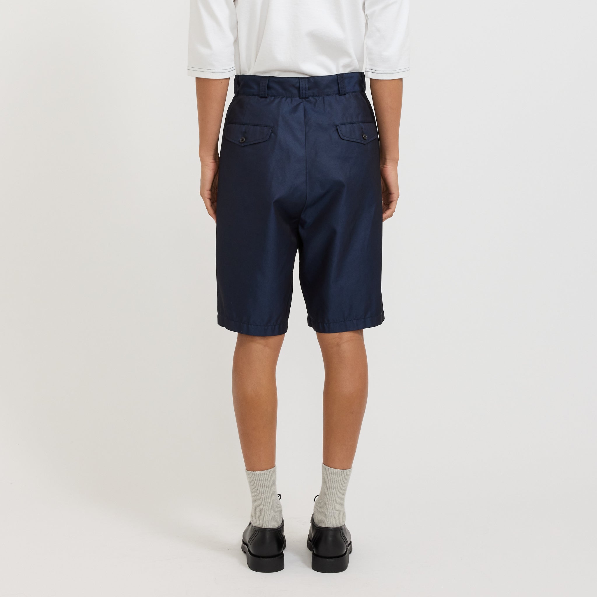 Beams Boy | Chamb Short Navy | Maplestore