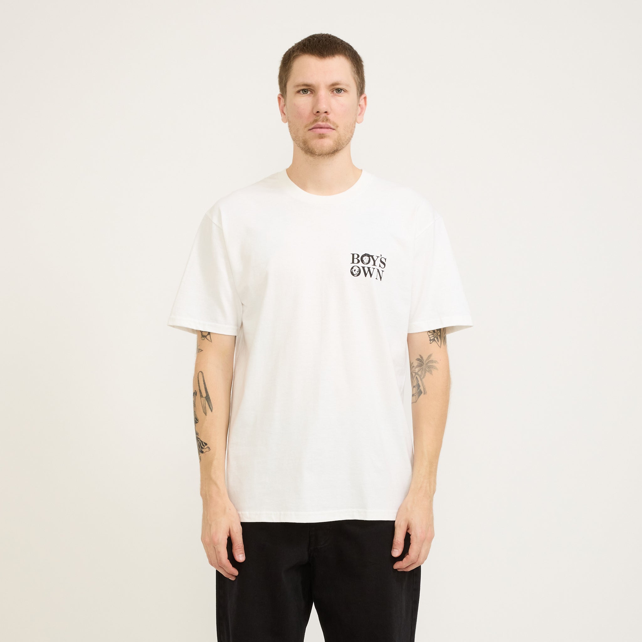 Boy's Own | Bermondsey Goes Balearic Tee White | Maplestore
