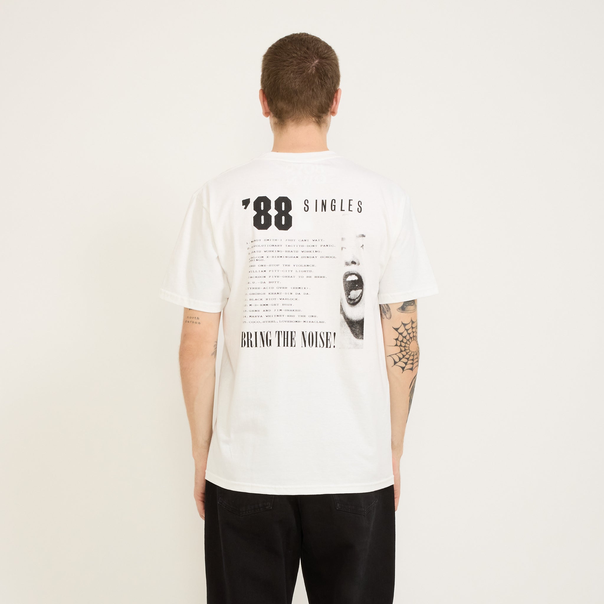Boy's Own | Bring The Noise Print Tee White | Maplestore