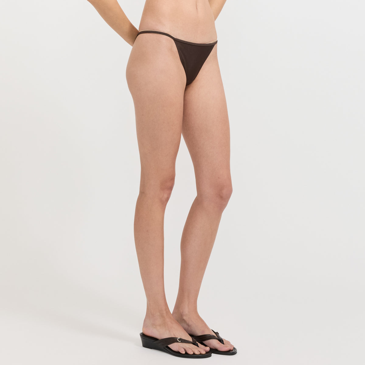 C.Design | String Brief Seppia Brown Shimmer | Maplestore