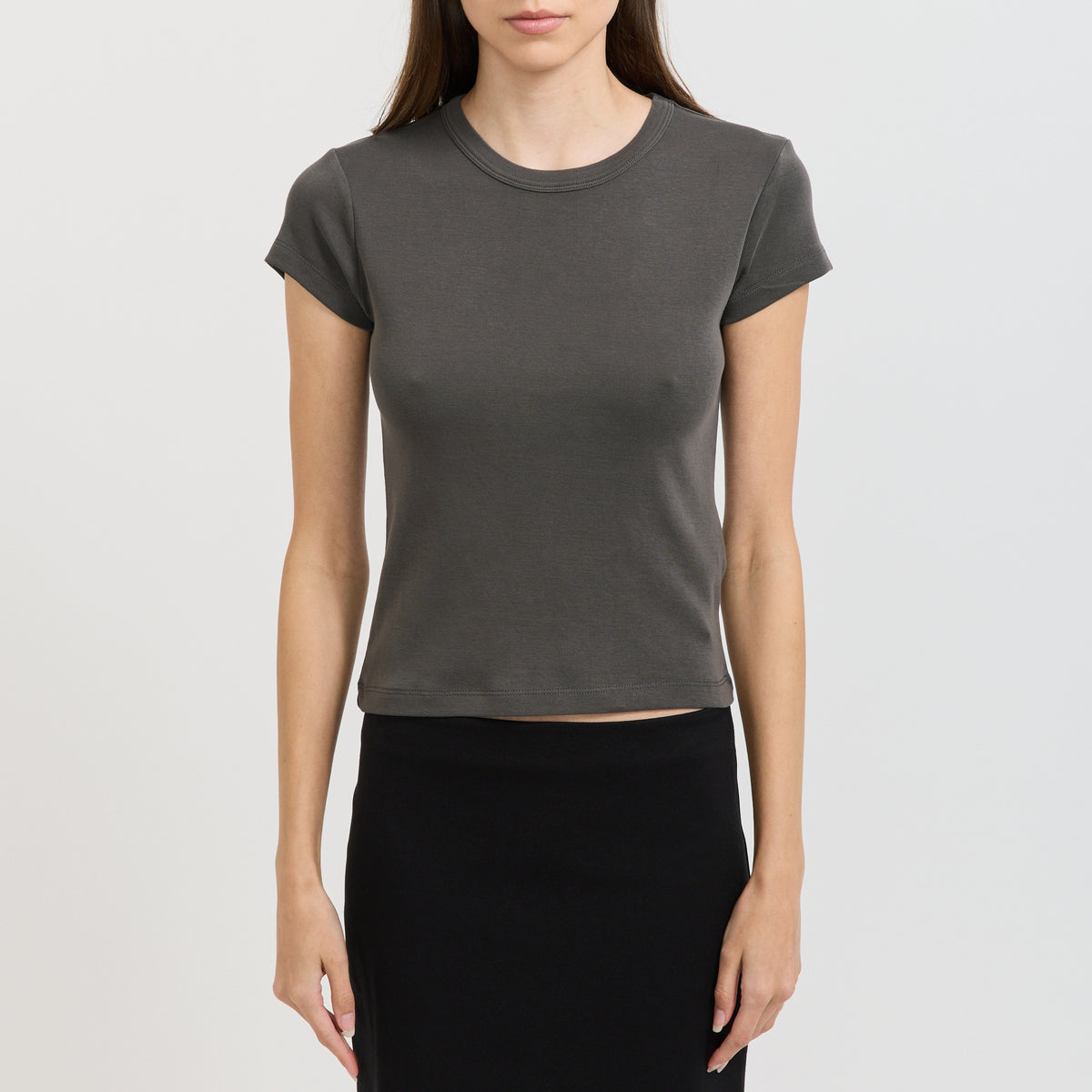 St. Agni | Baby Tee Dark Moss | Maplestore