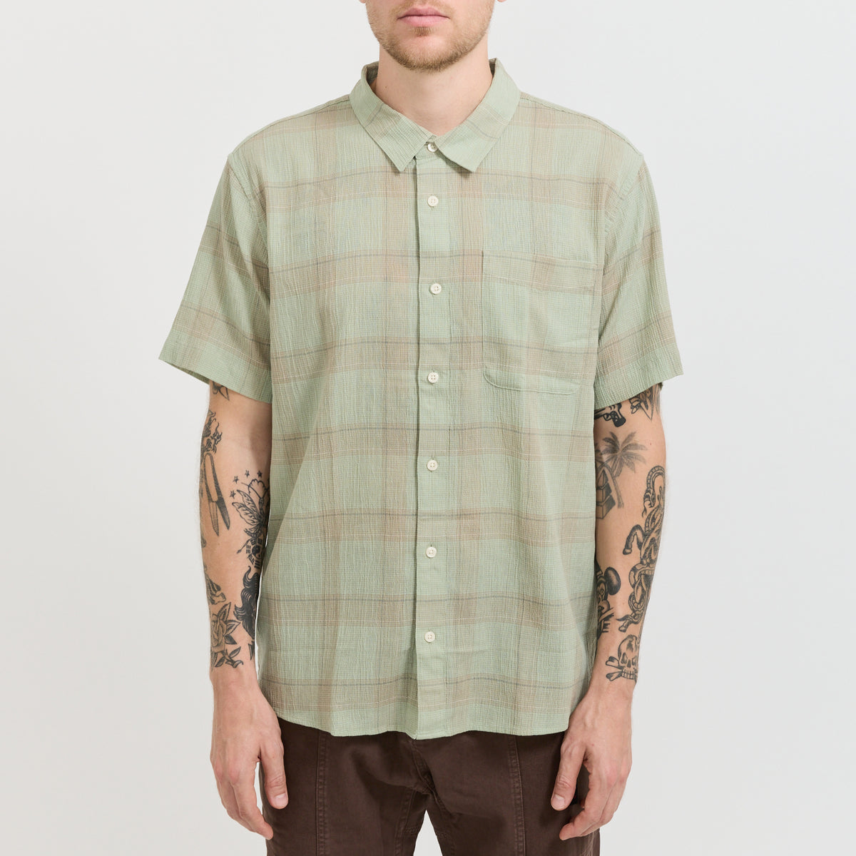 Patagonia | A/C Shirt Harmony: Lichen Green | Maplestore