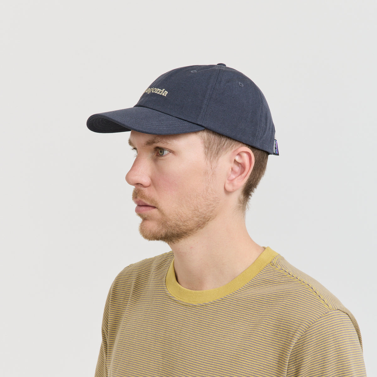 Patagonia | Graphic Trad Cap Text Logo: Smolder Blue | Maplestore