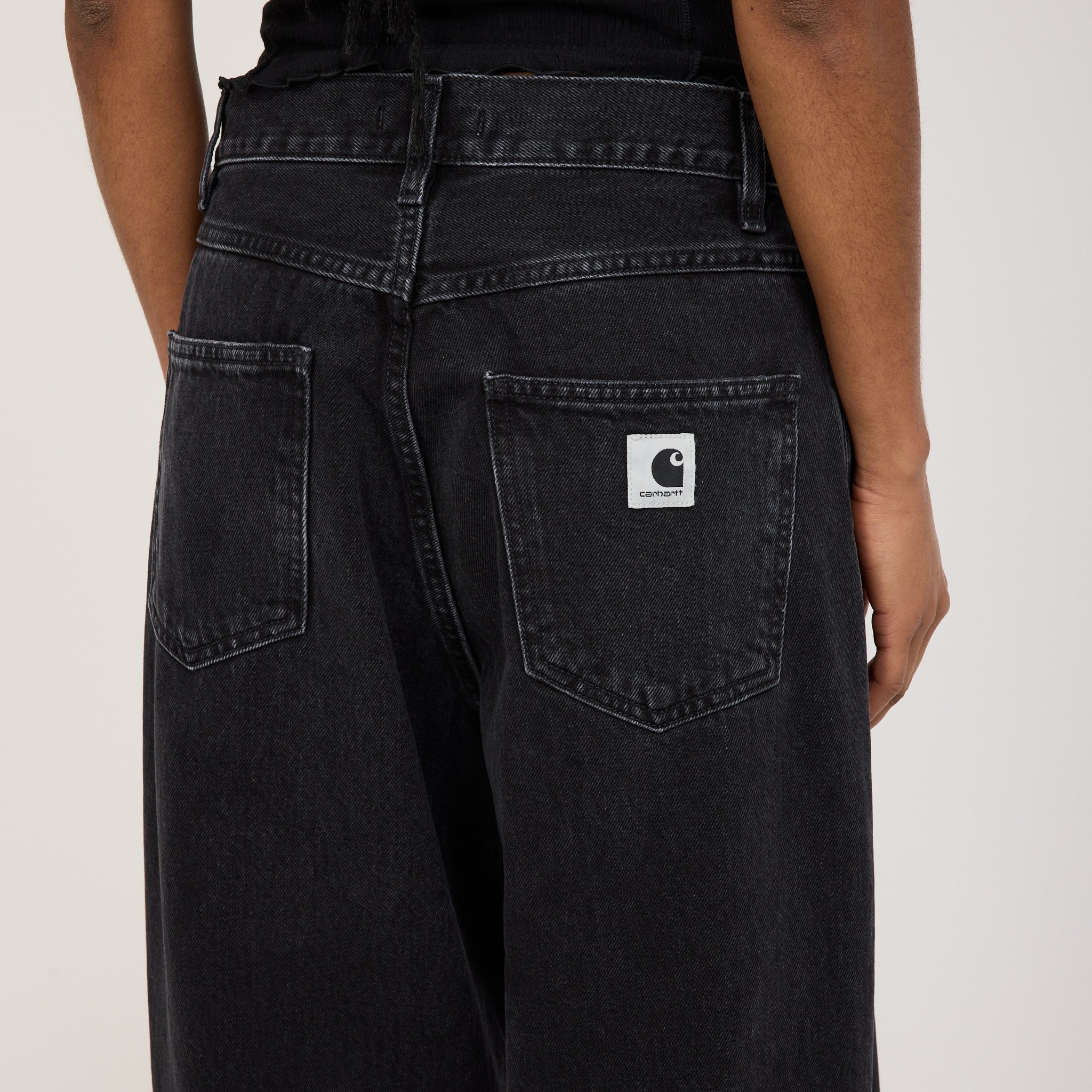 Women's Brandon Pant Black Stone Washed | Maplestore