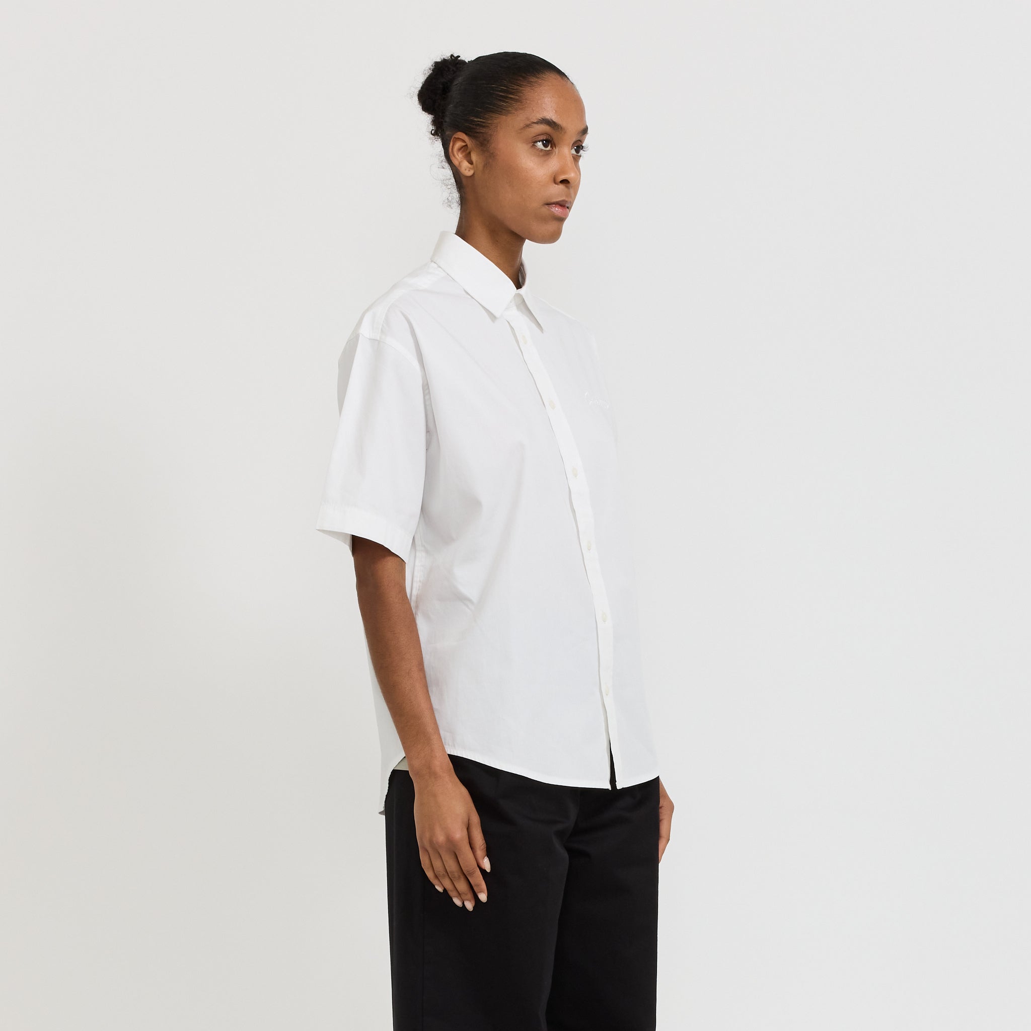 Carhartt WIP | Womens S/S Jaxon Shirt White/White | Maplestore