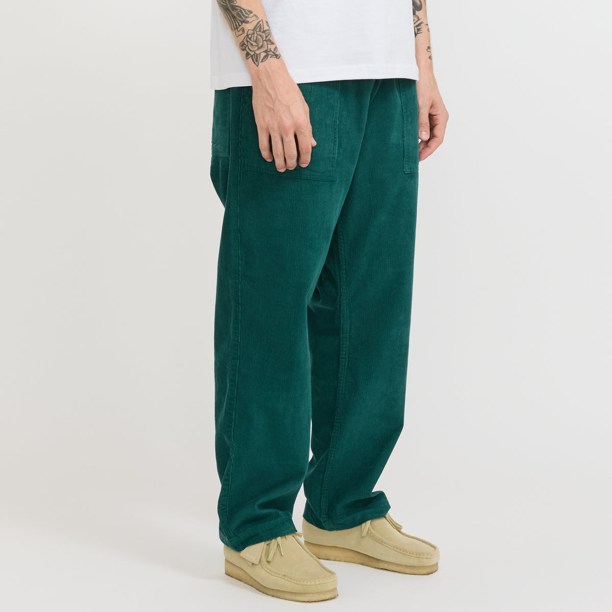 Service Works | Fine Cord Chef Pants Green | Maplestore