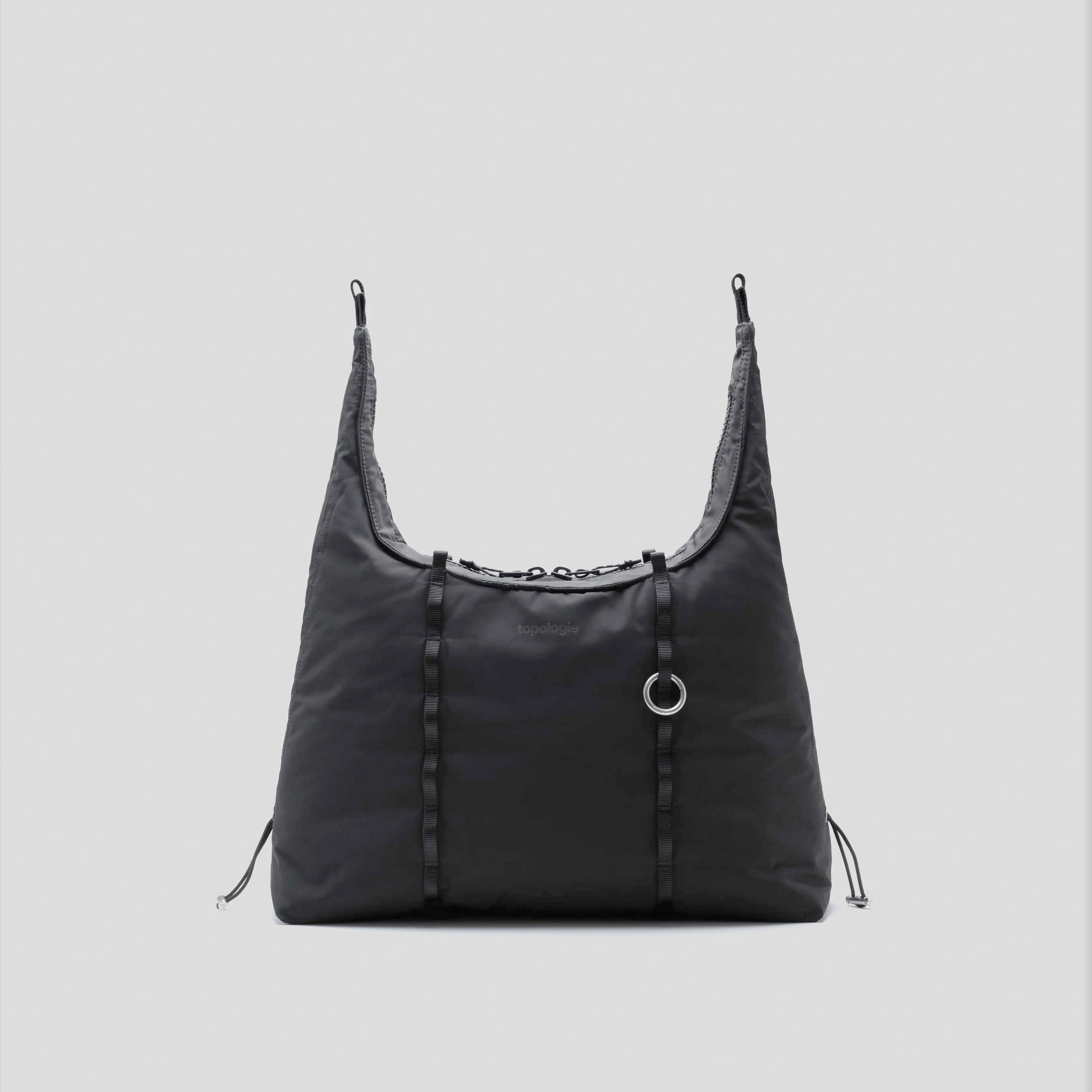 Cloud Hobo Medium Black Tech Sateen | Maplestore