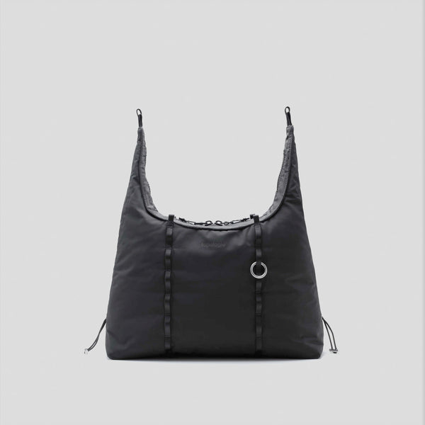 Topologie Cloud Hobo Medium Black Tech Sateen | Maplestore