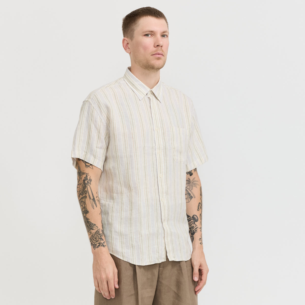 NN07 | Deon SS 5728 Mint Stripe | Maplestore
