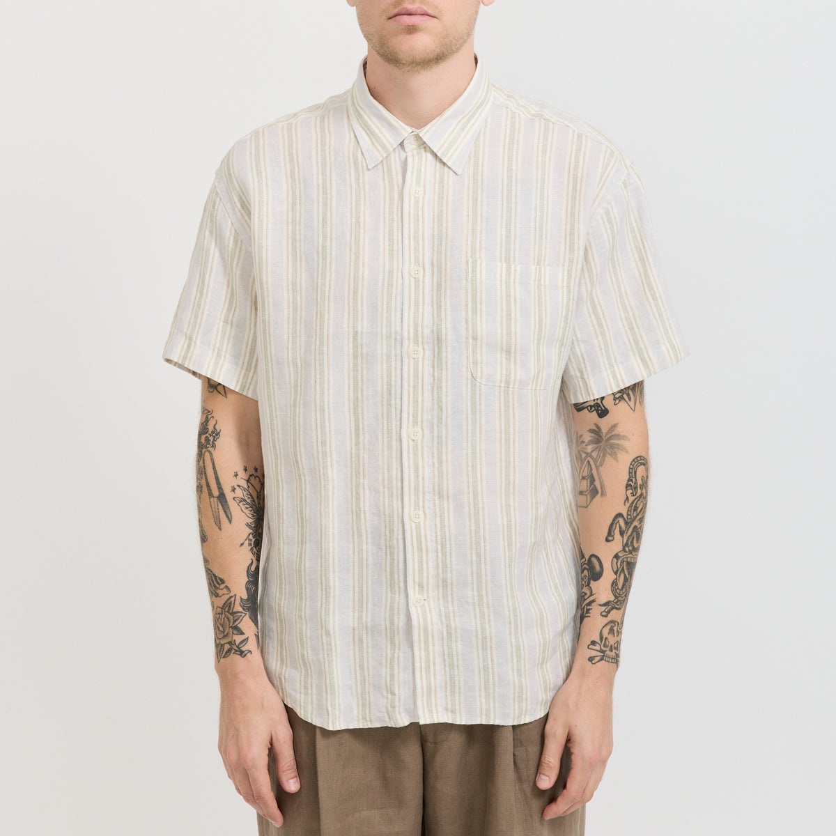 NN07 | Deon SS 5728 Mint Stripe | Maplestore