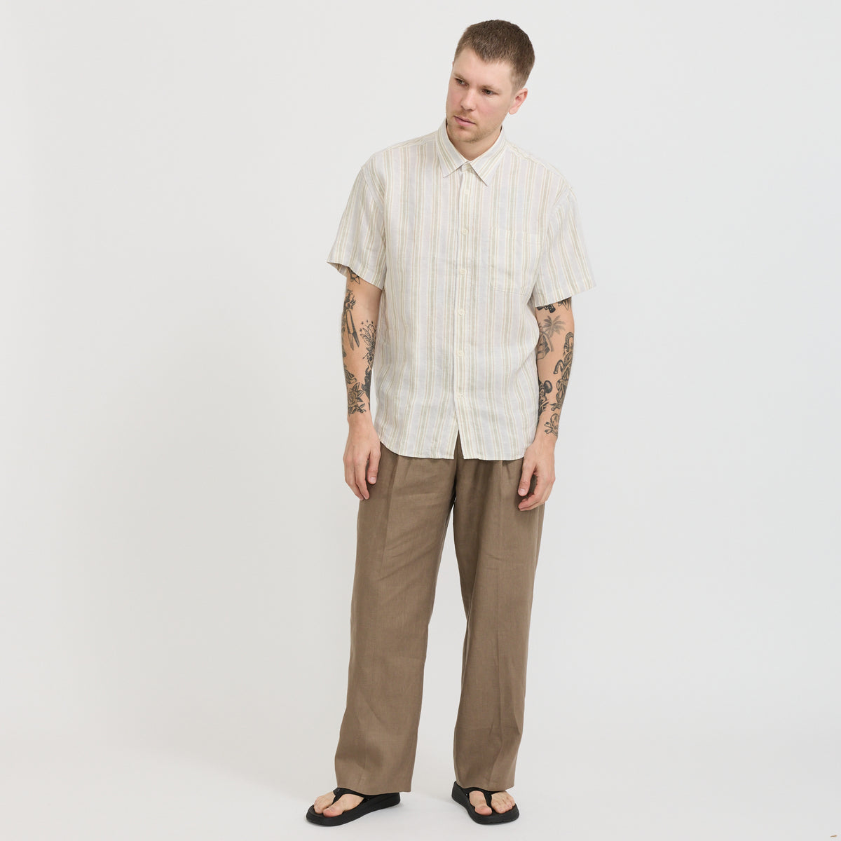 NN07 | Deon SS 5728 Mint Stripe | Maplestore
