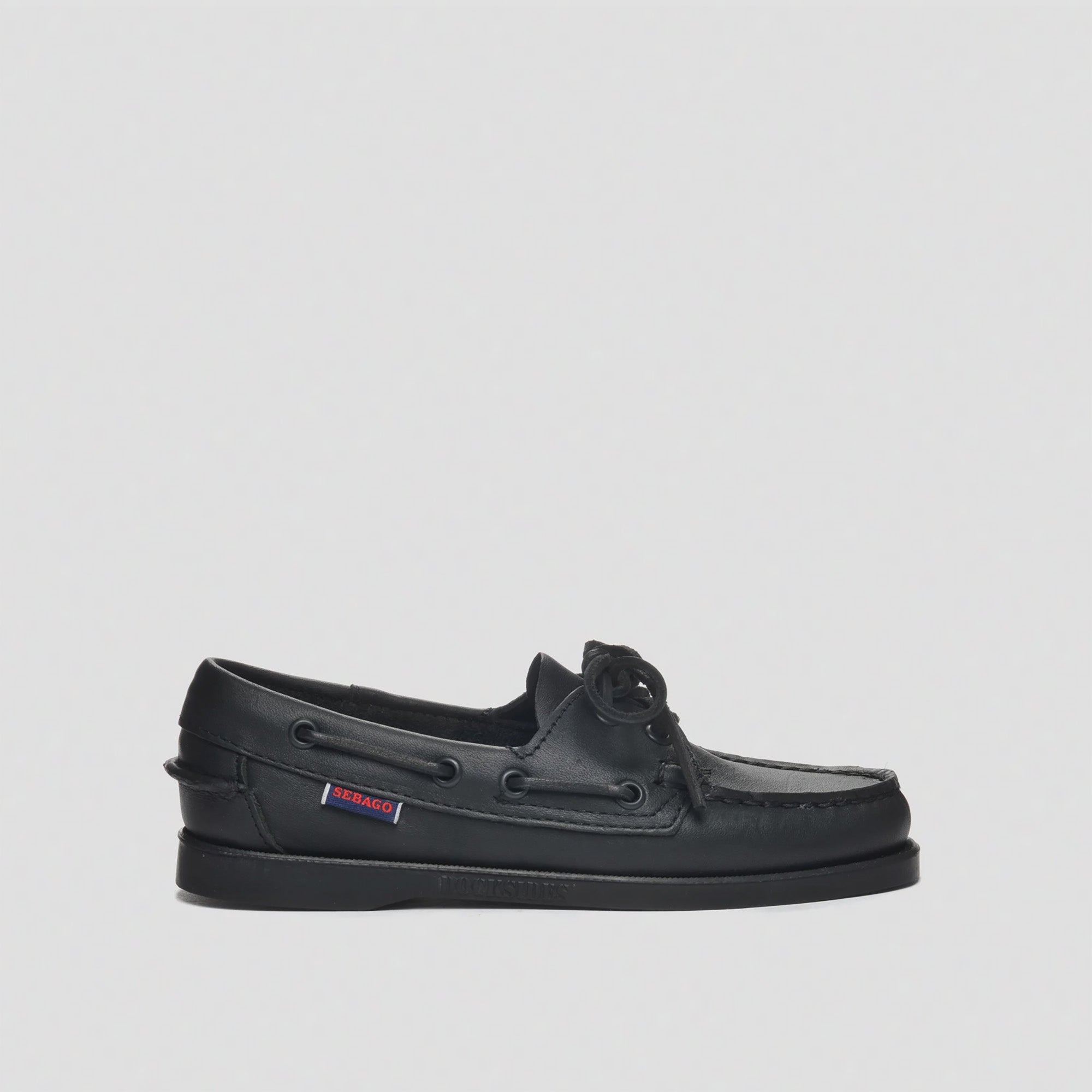 Sebago | Docksides Portland Woman Total Black | Maplestore