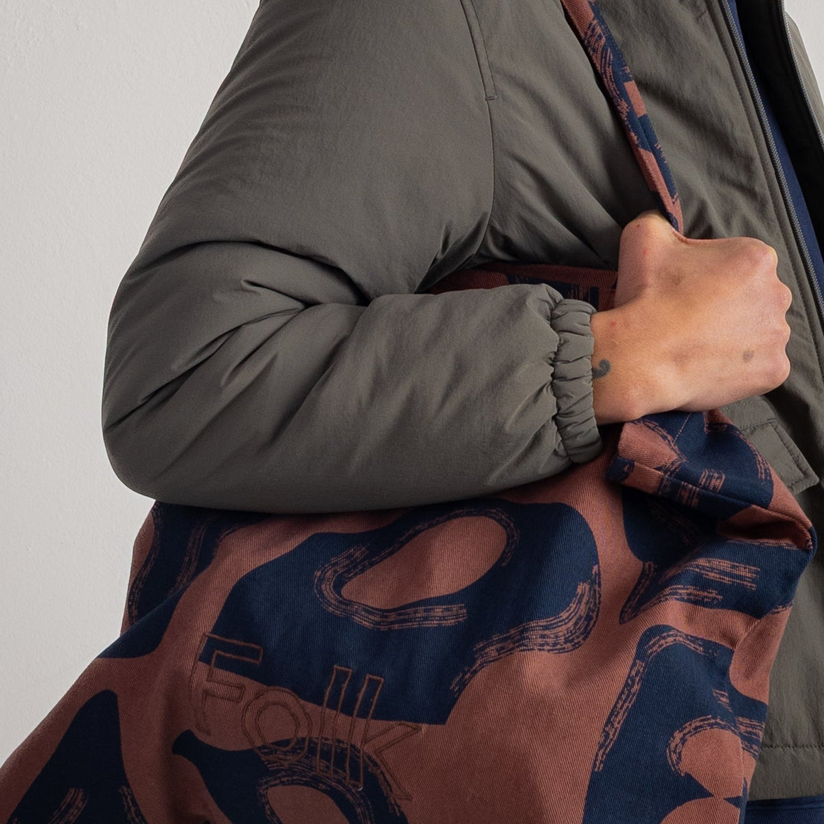 Tote Bag Espresso / Navy