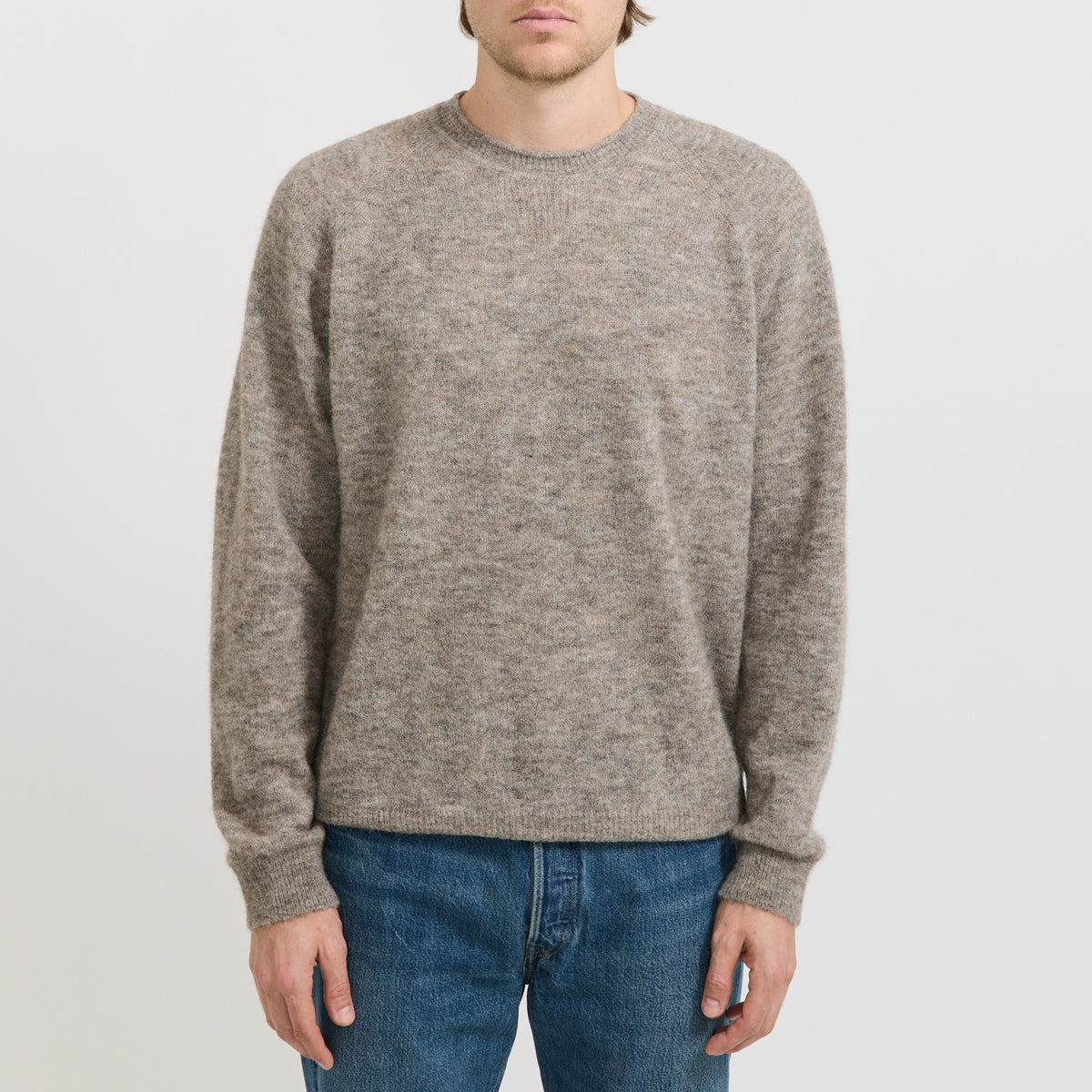 Norse Projects Nordevik Baby Alpaca Sweater Walnut - image 5