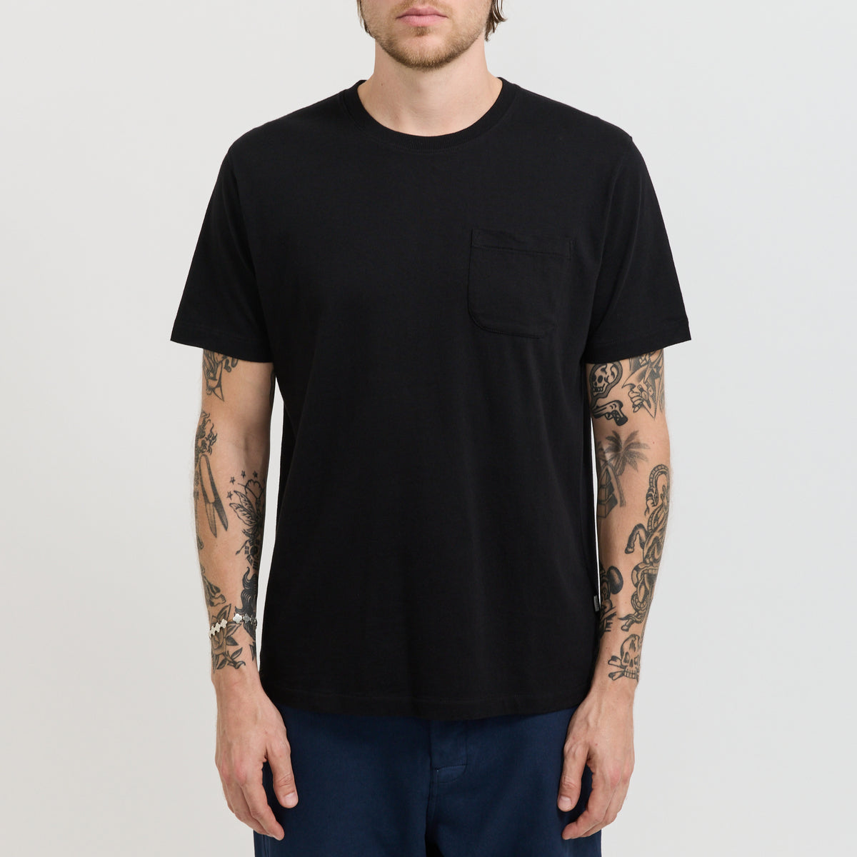 YMC Wild Ones T-Shirt in Black - model retry 5