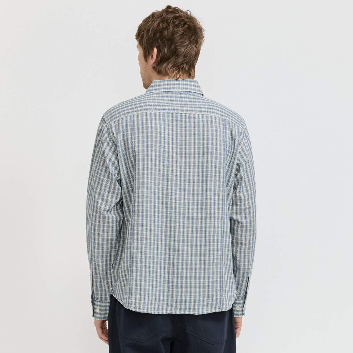 Corridor NYC Americana Check LS Blue - image 4