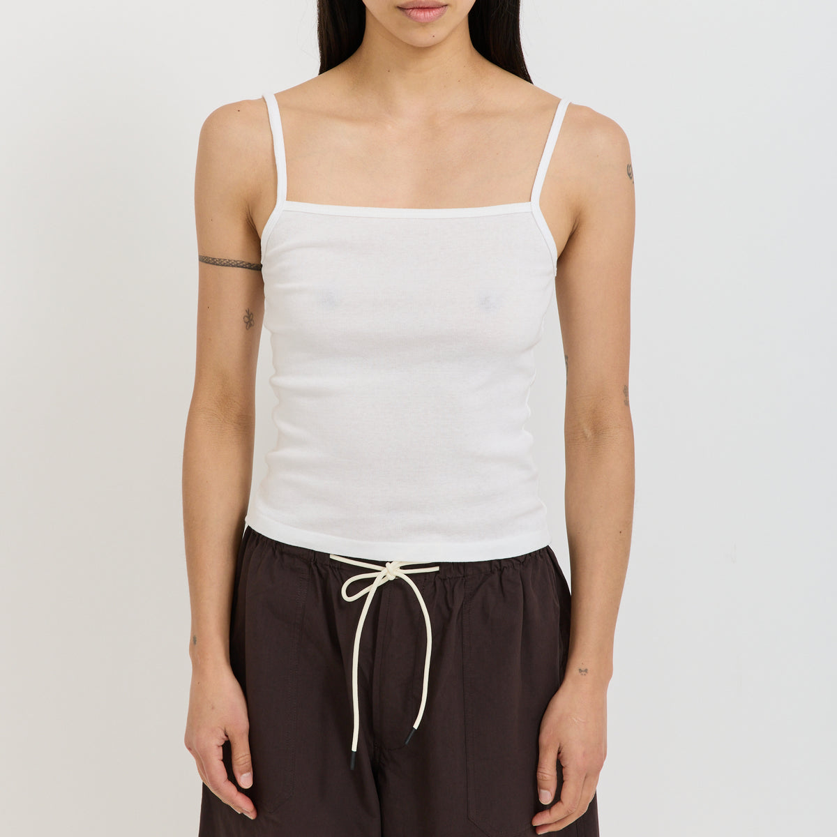 Rib Camisole White