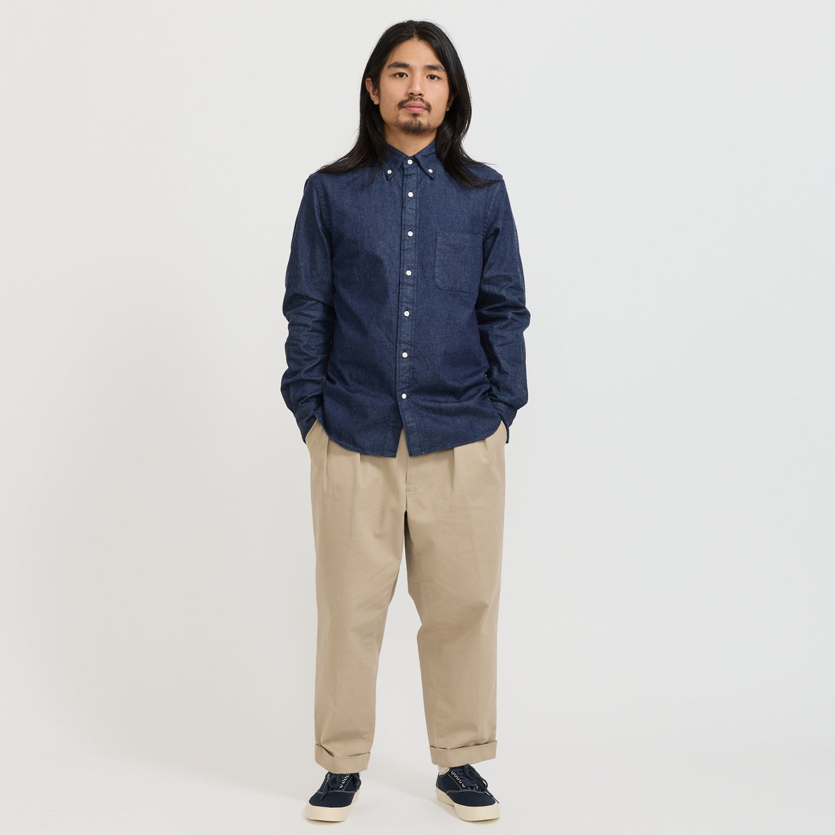 Beams Plus | BD Denim Shirt Indigo | Maplestore