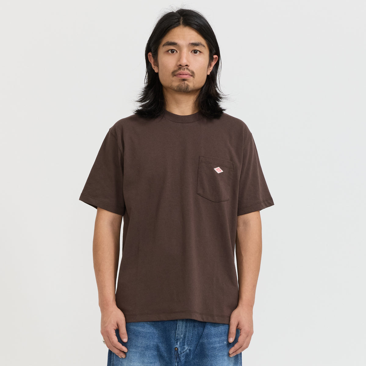 Danton | Pocket T-Shirt Brown | Maplestore