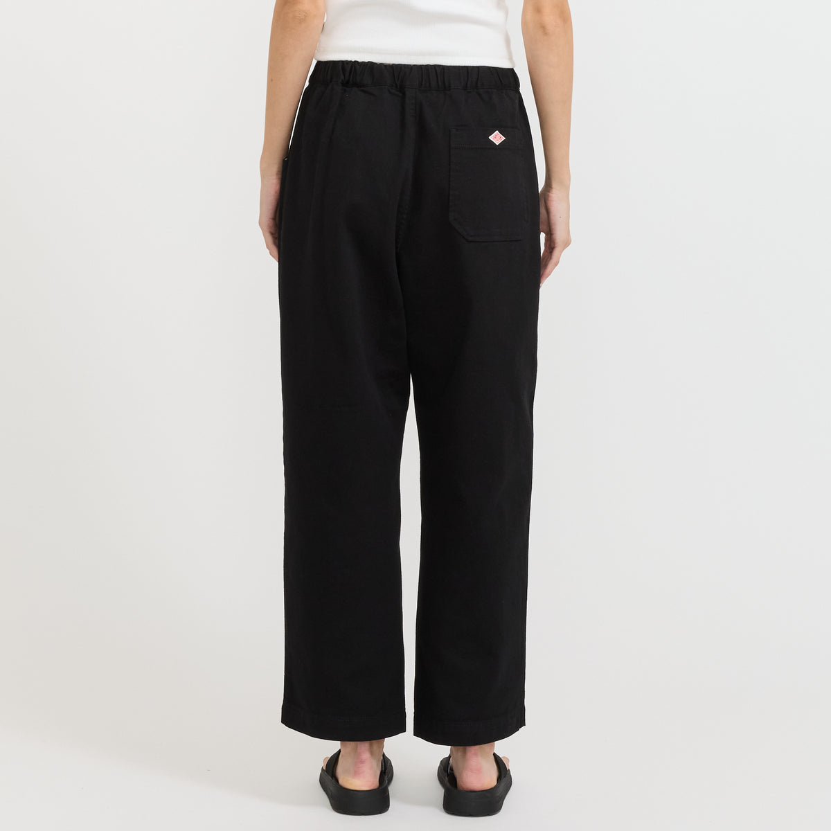 Danton | Tuck Pants Loose Chino Black | Maplestore