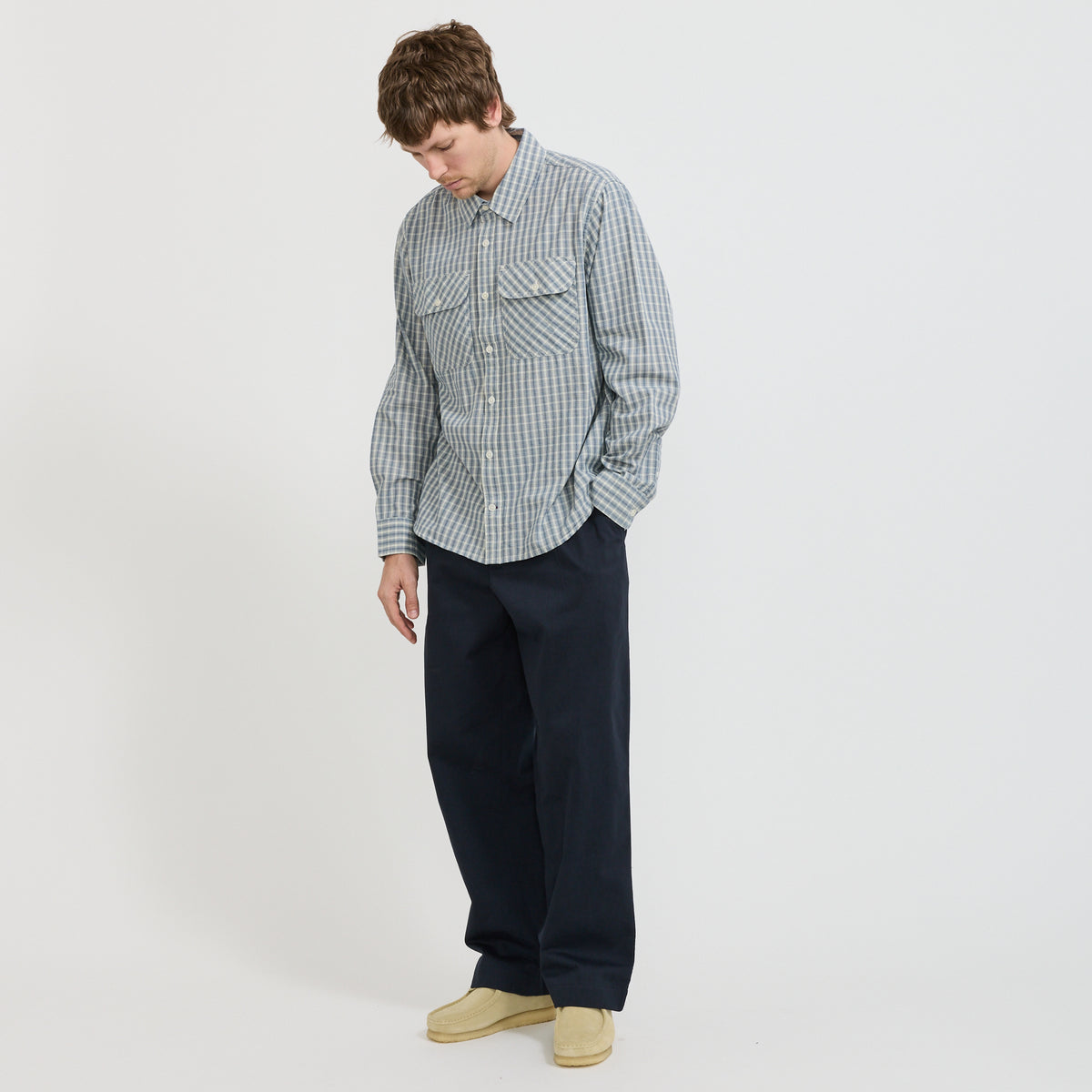 Corridor NYC Americana Check LS Blue - image 6