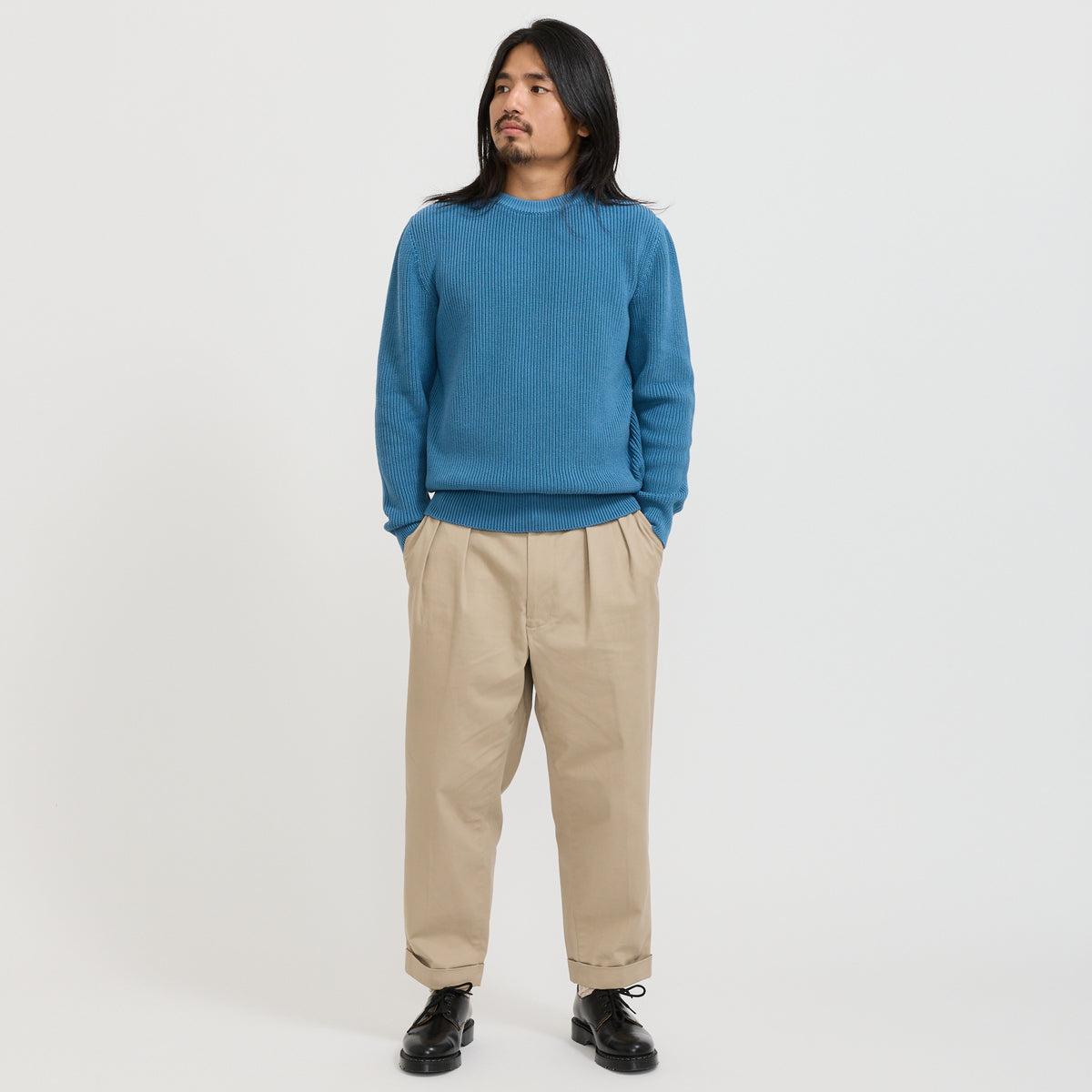 Mooncastle | Cotton Heavy Weight Crewneck Ajisai | Maplestore