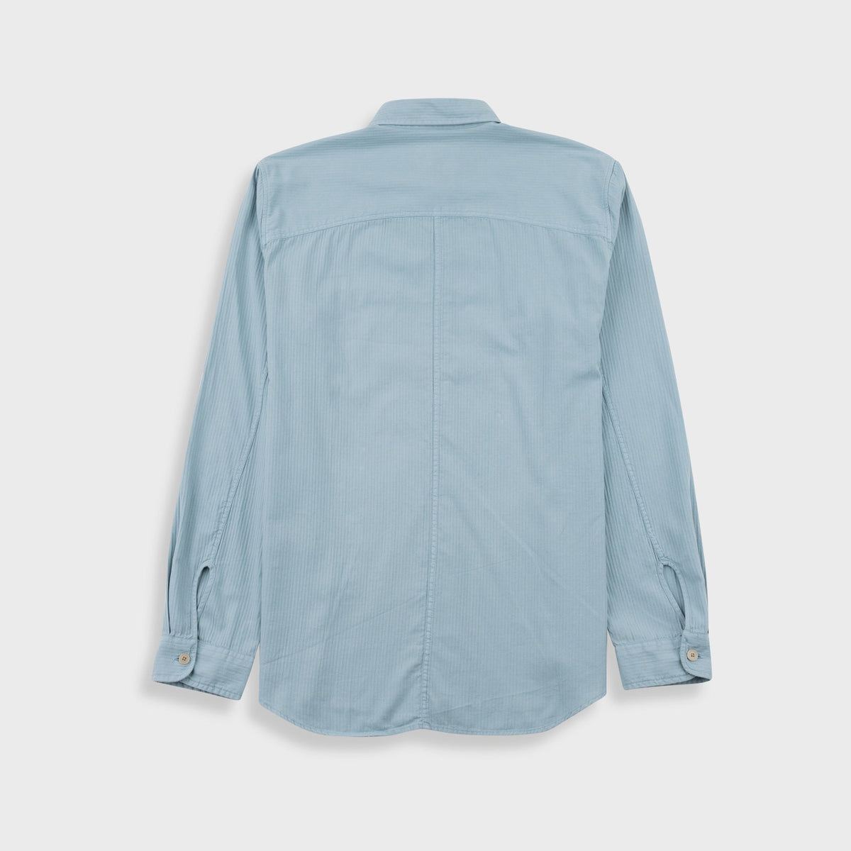 Herringbone Curve Shirt Green Oxide