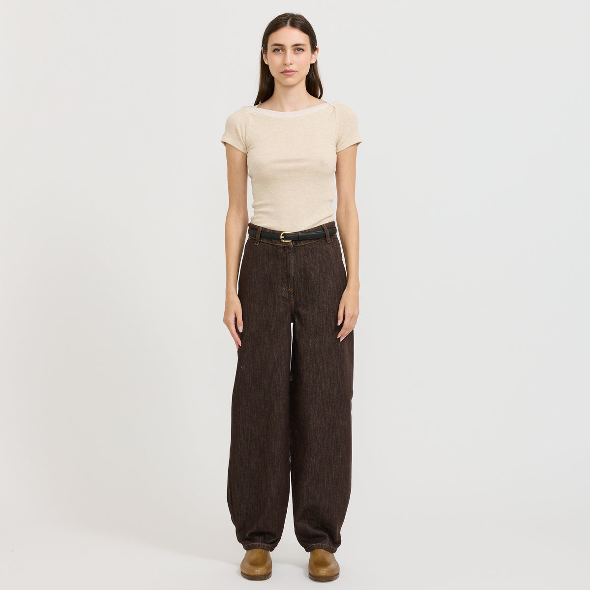 Sessun | Romuald T-Shirt Almond | Maplestore