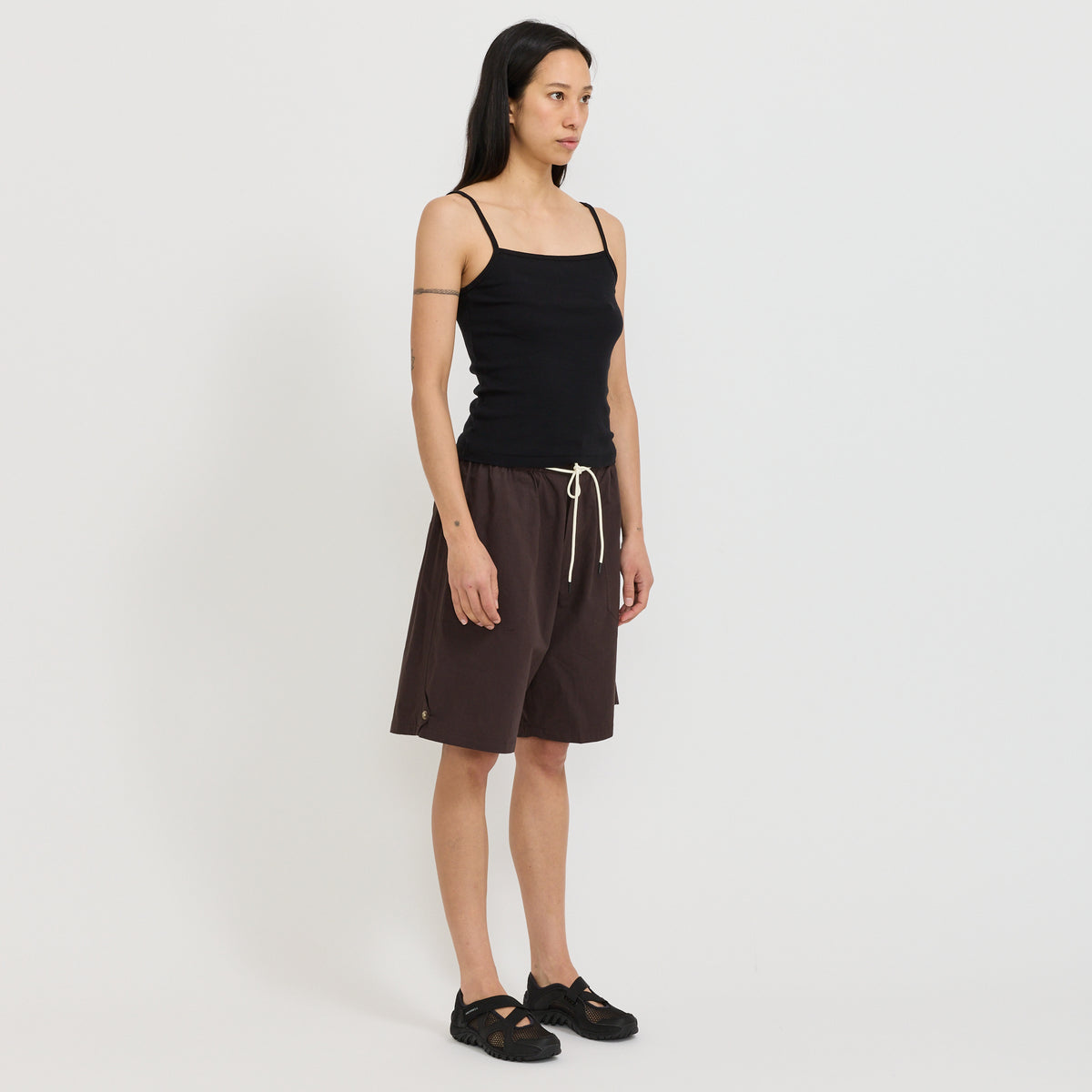 Rib Camisole Black