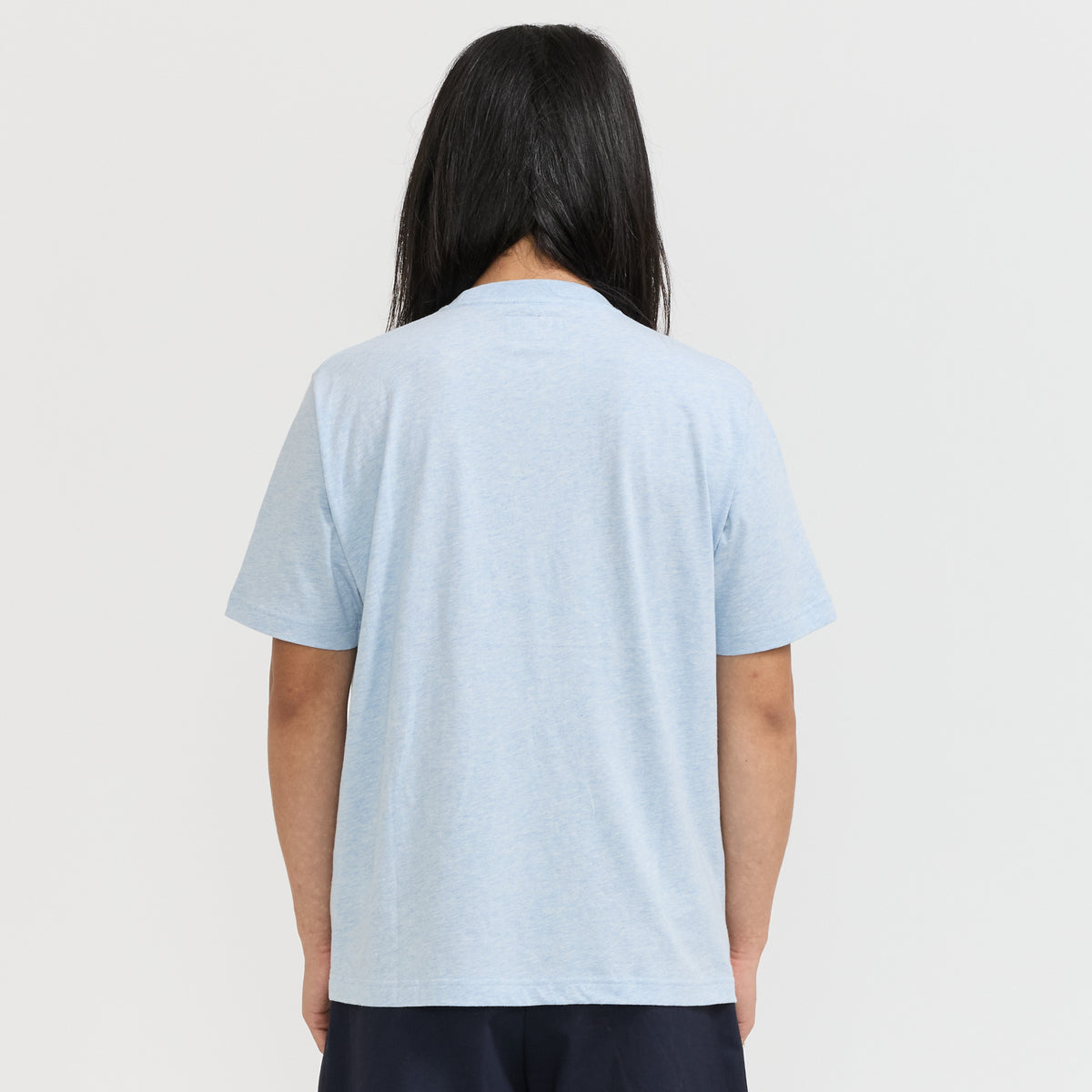Beams Plus | Pocket Tee Solid Sax | Maplestore