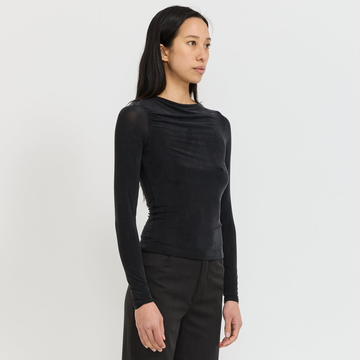 Kylie LS Top Graphite