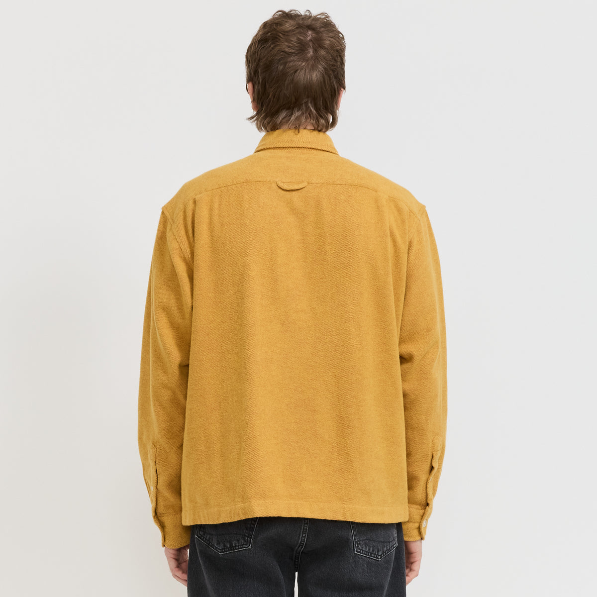 Foret Moon Relaxed Fit Overshirt Yellow - image 12