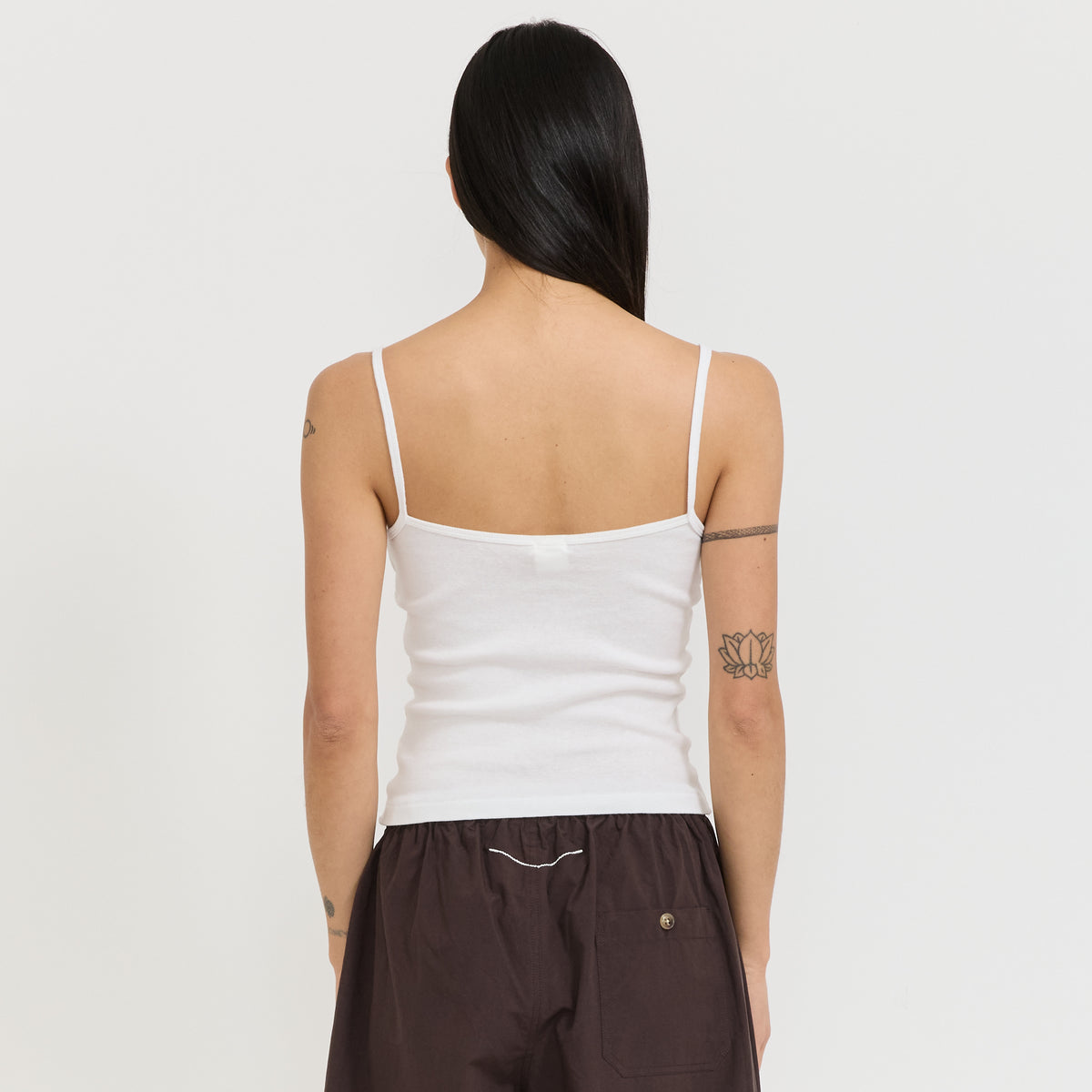 Rib Camisole White