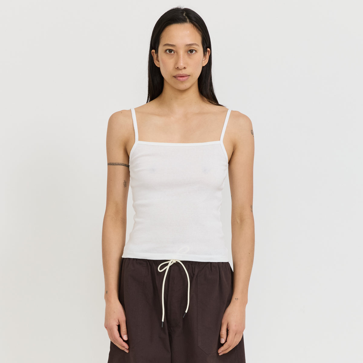 Rib Camisole White