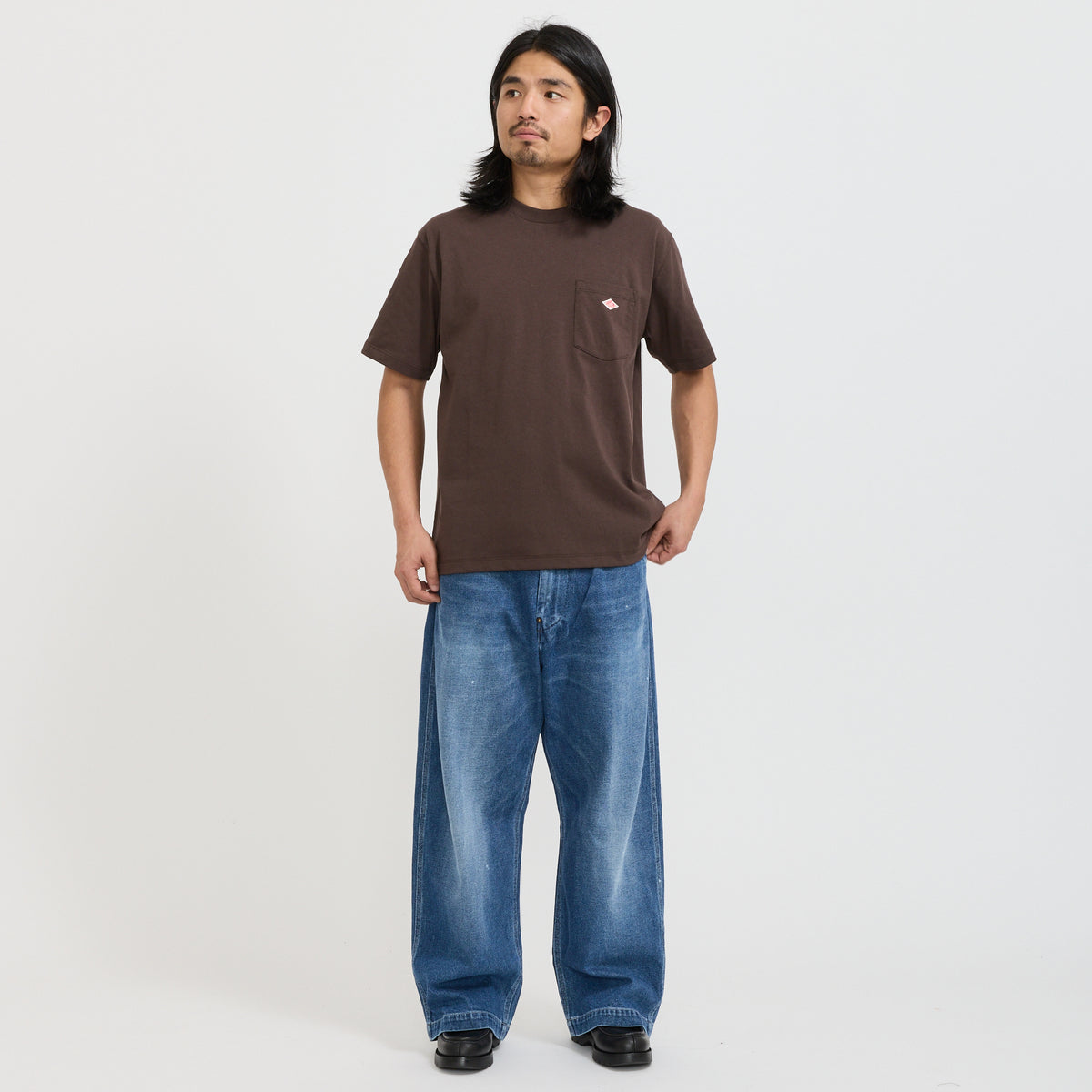 Danton | Pocket T-Shirt Brown | Maplestore
