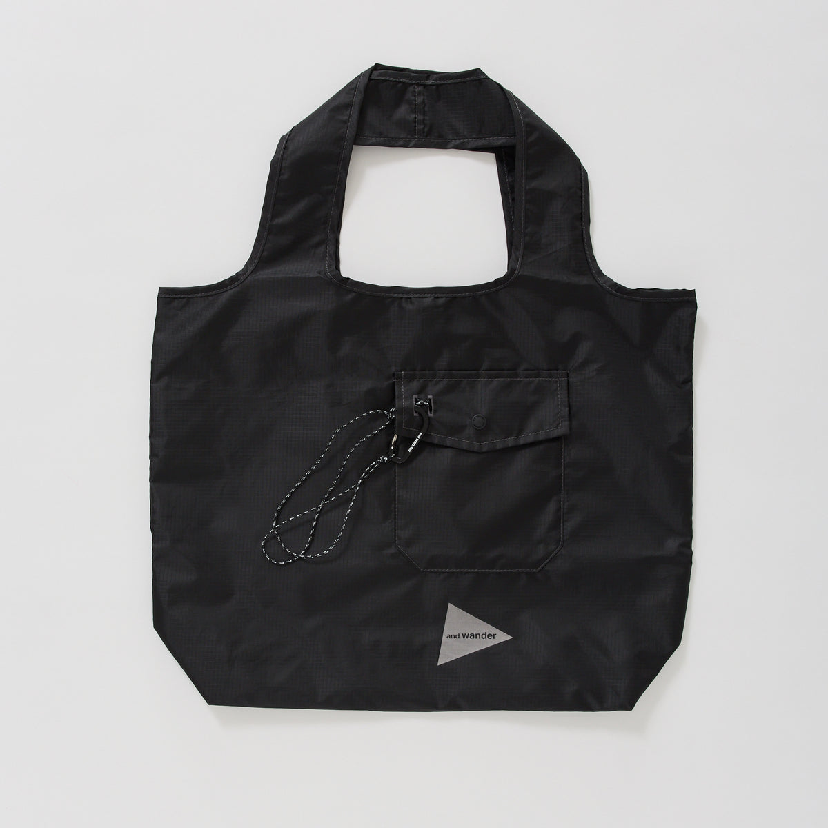 And Wander | Crispy Rip Grocery Pocket Bag Black | Maplestore